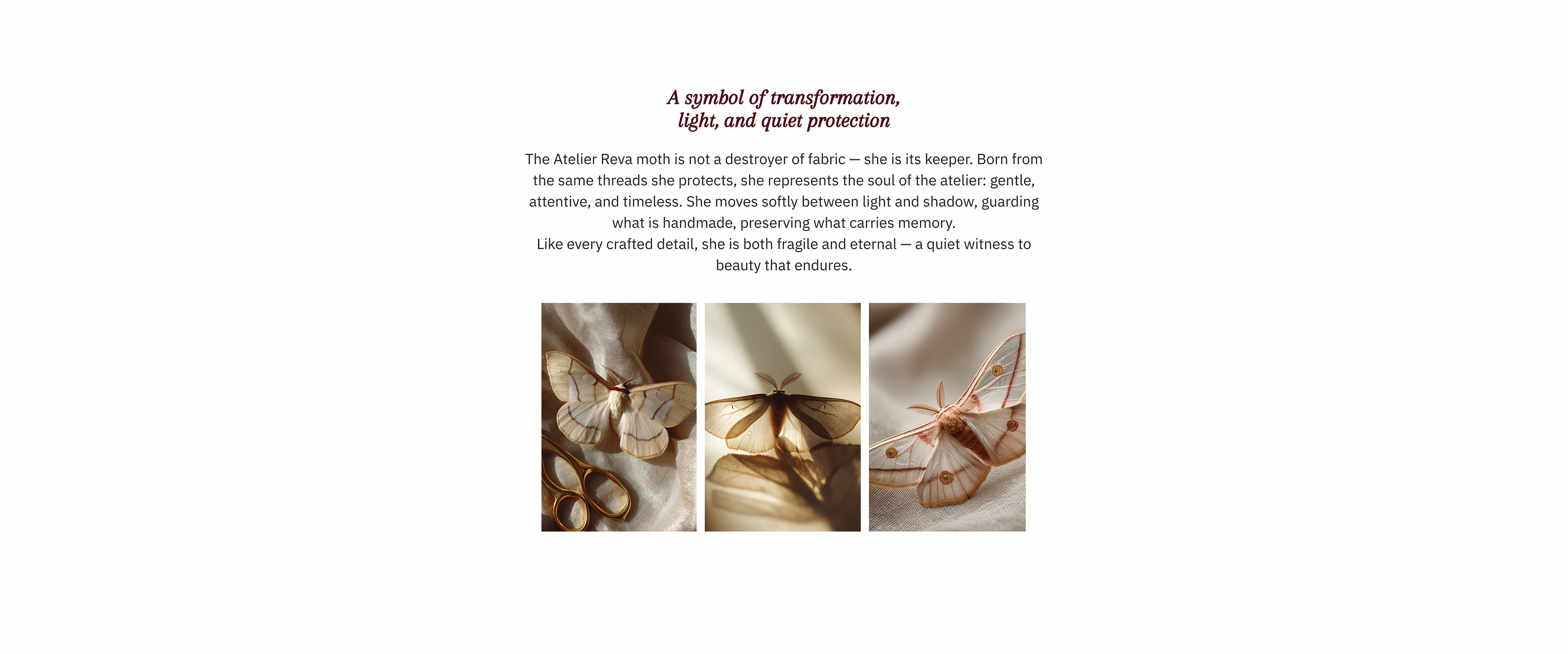 Atelier Reva — website design for a vintage studio — Изображение №10 — Интерфейсы, Брендинг на Dprofile