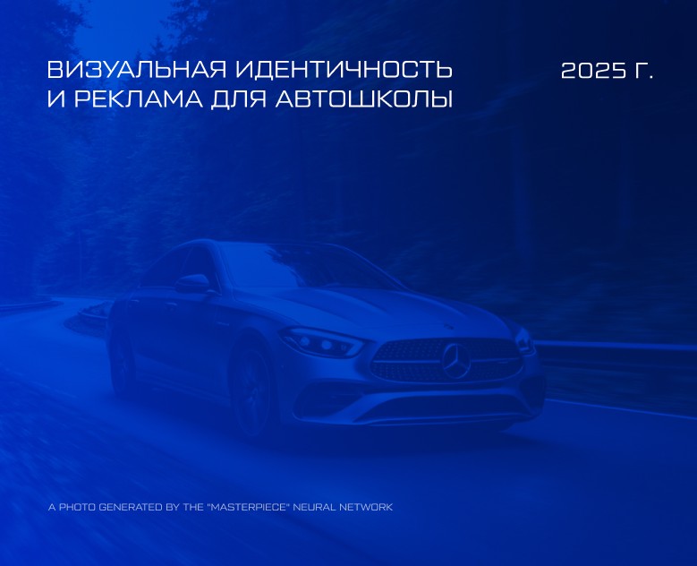 Визуальная идентичность и реклама для автошколы — Интерфейсы, Графика на Dprofile