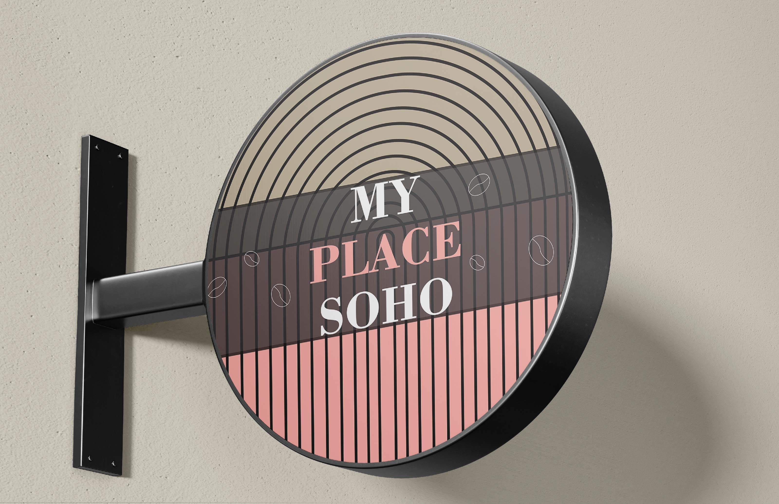 Фирменный стиль кофейни MY PLACE SOHO — Изображение №1 — Брендинг, Графика на Dprofile