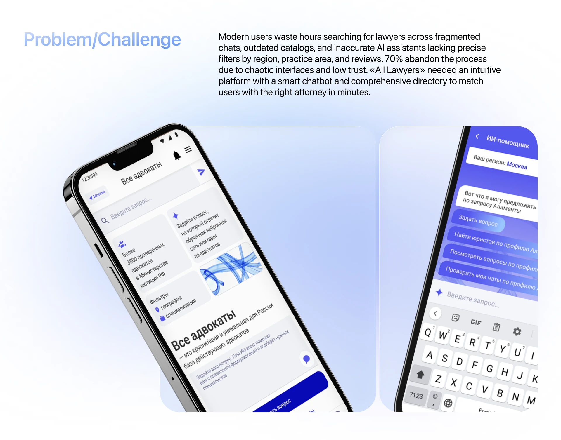Legal Tech Platform - All Lawyers — Изображение №3 — Интерфейсы на Dprofile