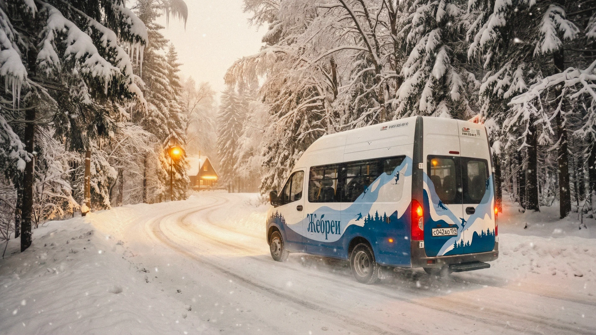 Фирменный стиль для горнолыжного комплекса "Жебреи" — Изображение №15 — Брендинг, Графика на Dprofile