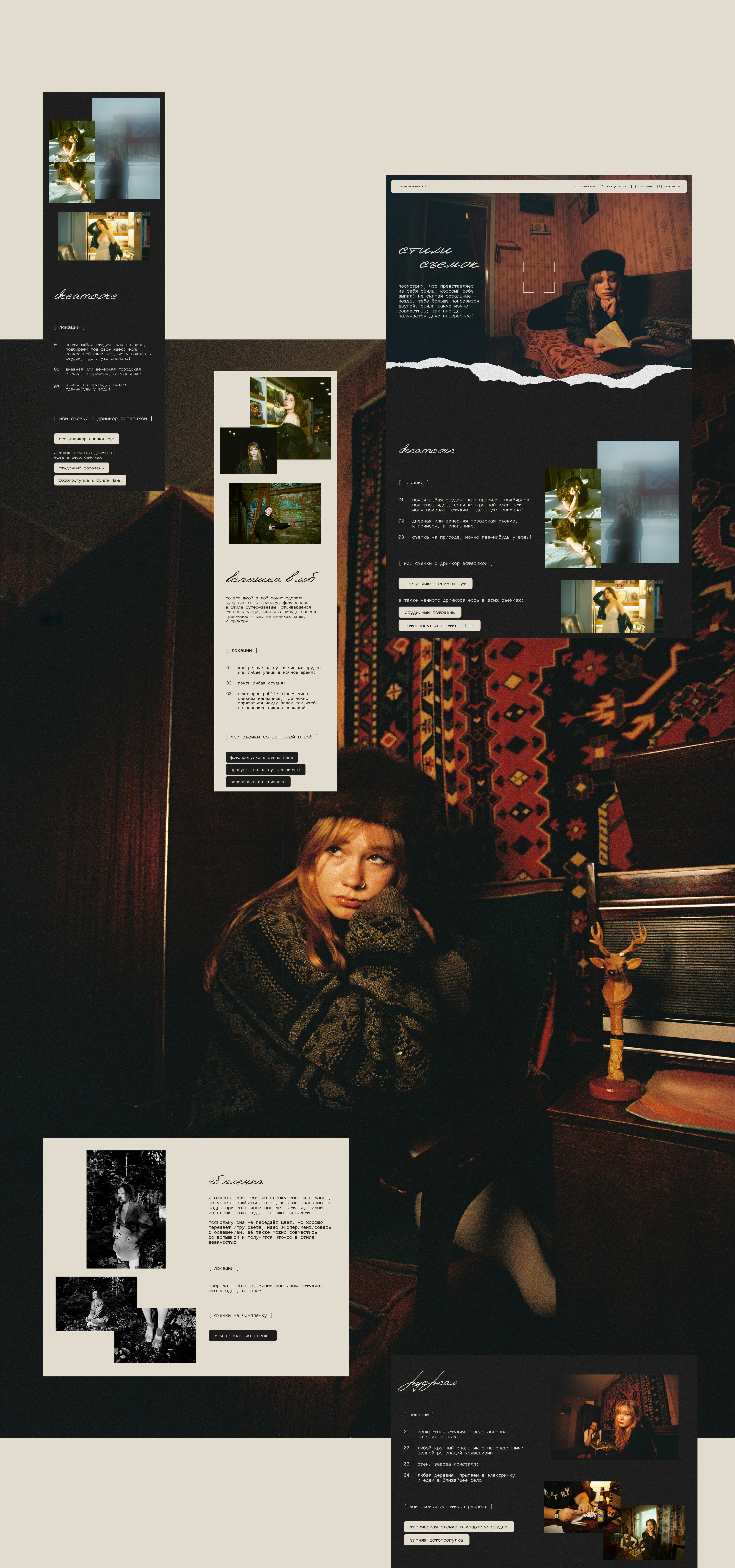 Гамаюн | Сайт-портфолио & Онлайн-магазин — Изображение №4 — Интерфейсы, Графика на Dprofile