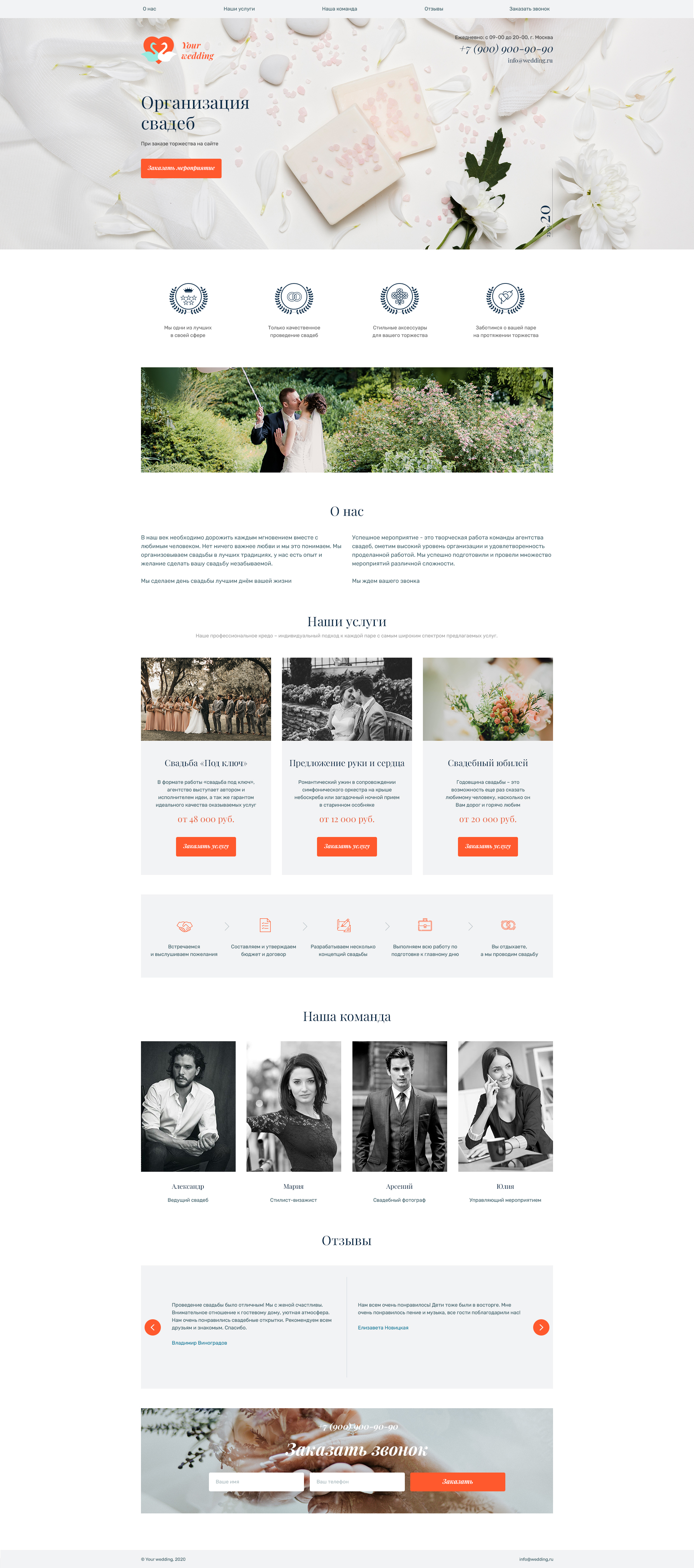 Организация свадеб — Изображение №1 — Интерфейсы на Dprofile