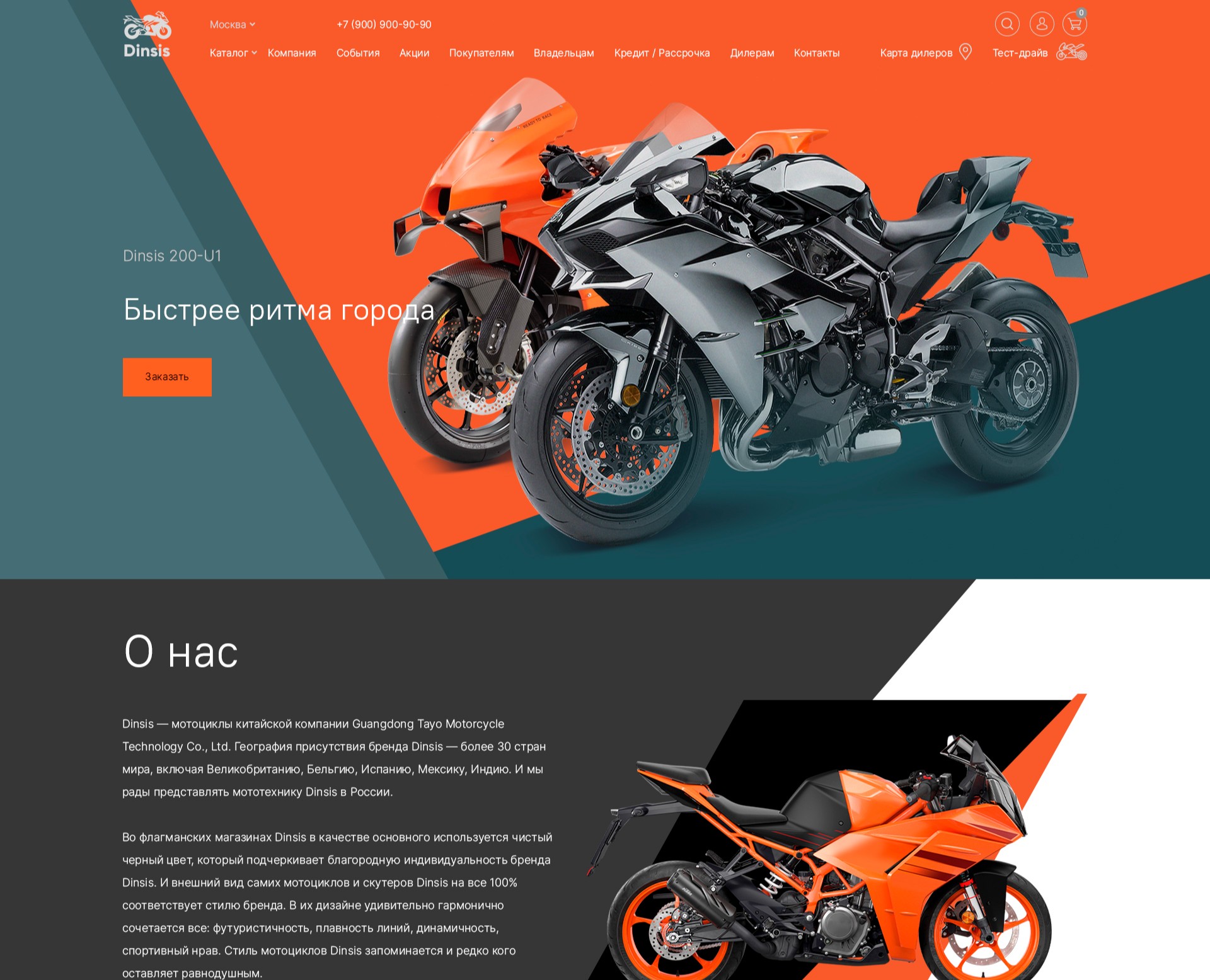 Dinsis — Интерфейсы на Dprofile