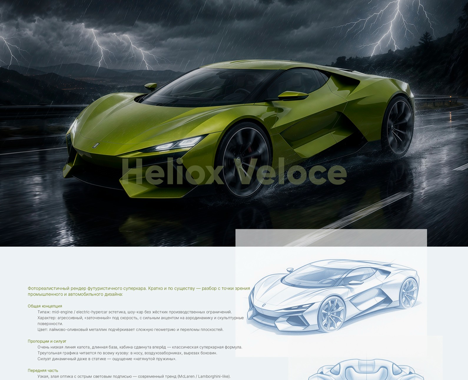 Heliox Veloce — Интерфейсы на Dprofile