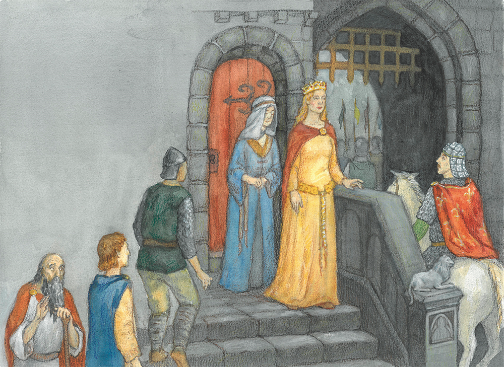 Детская иллюстрация к Легенде о короле Артуре — Изображение №5 — Иллюстрация, Графика на Dprofile