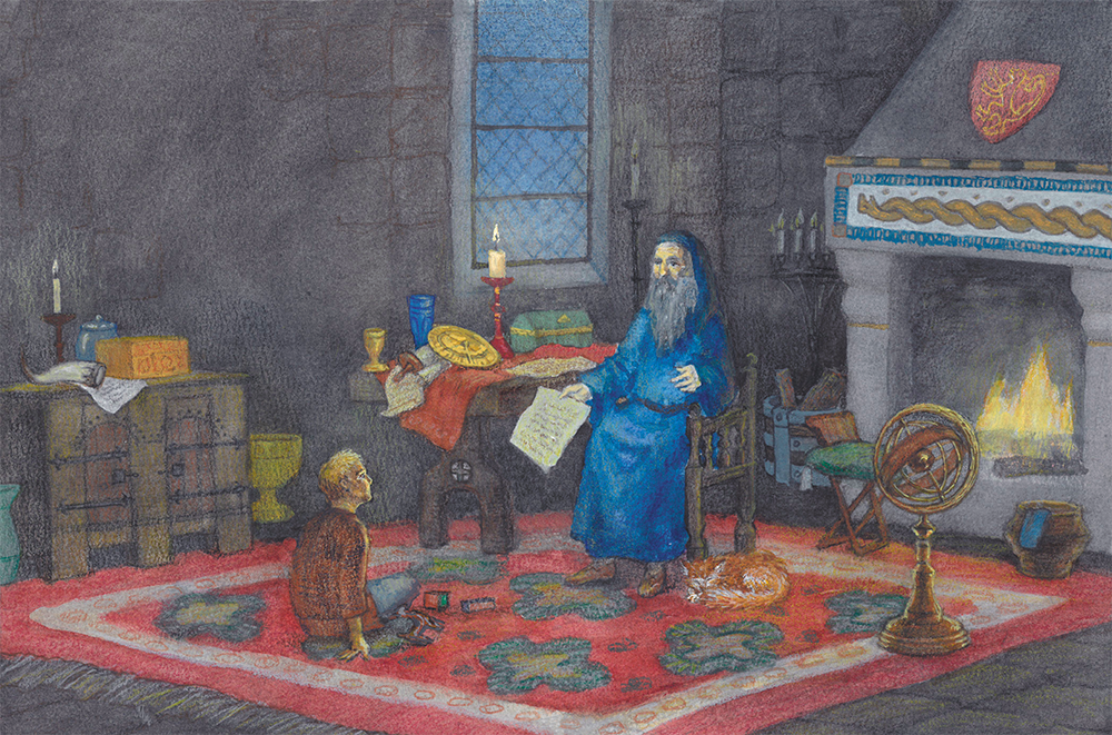 Детская иллюстрация к Легенде о короле Артуре — Изображение №6 — Иллюстрация, Графика на Dprofile