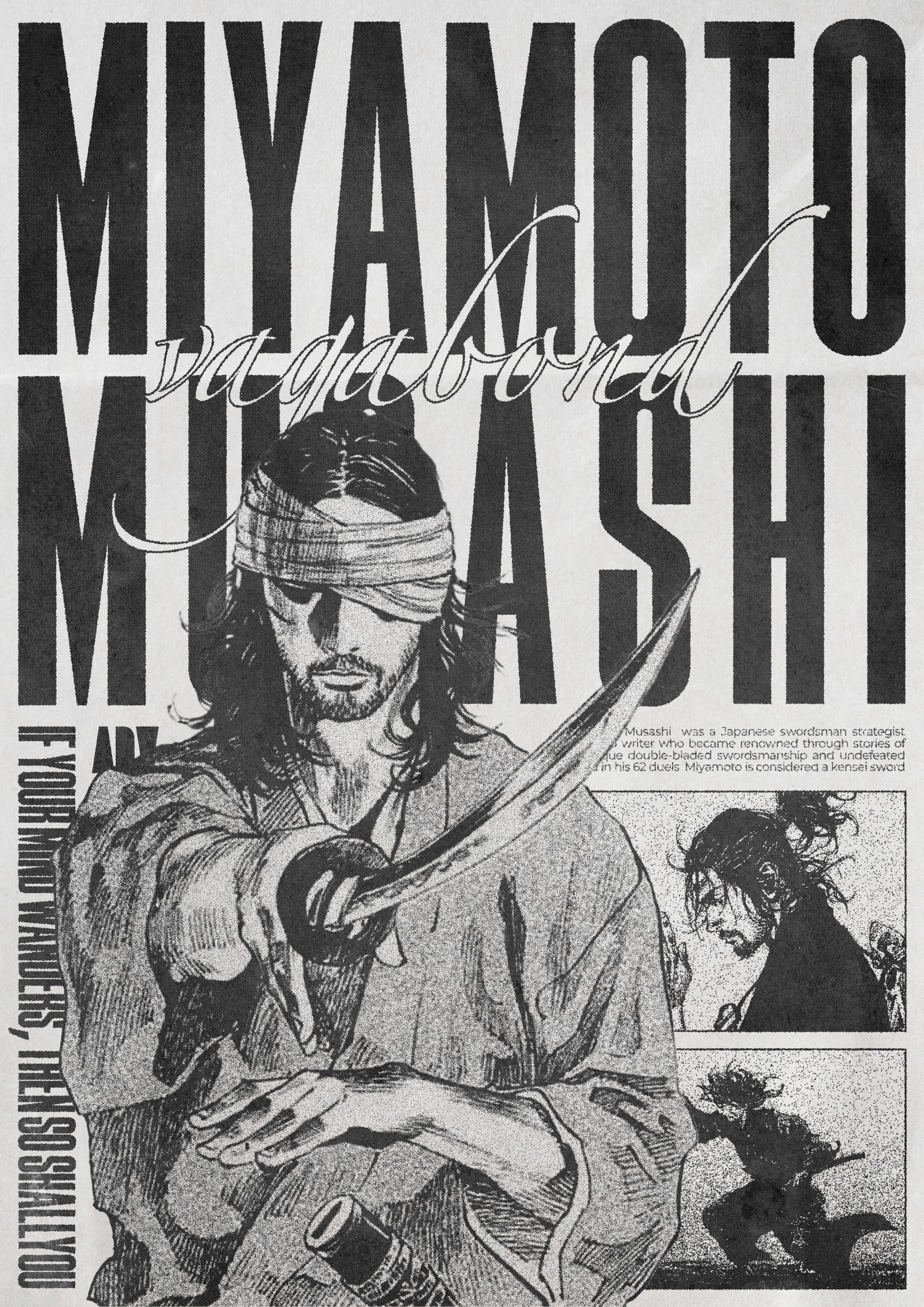 Miyamoto Musashi - Poster Design — Изображение №2 — Иллюстрация, Графика на Dprofile