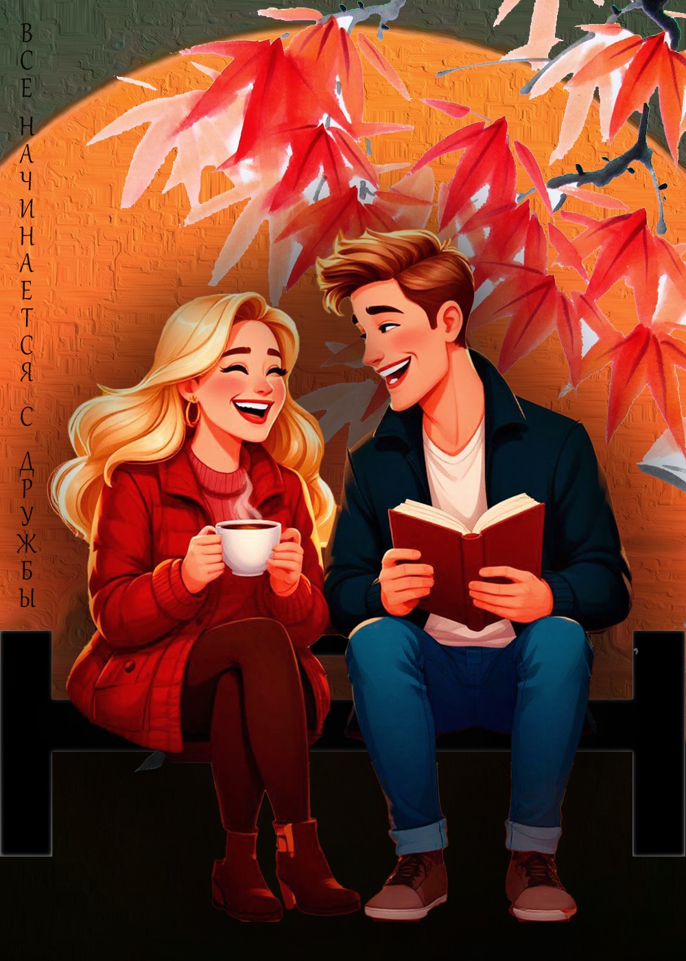 friends — Изображение №1 — Иллюстрация, Графика на Dprofile