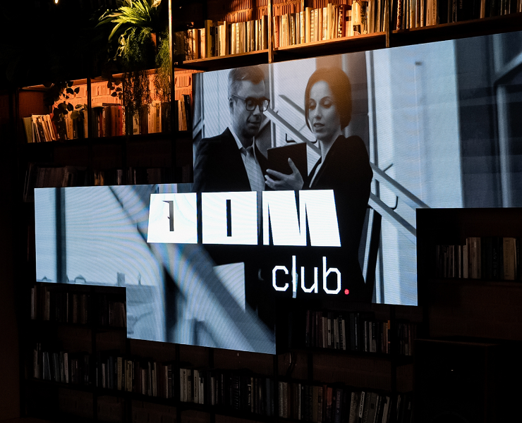 DOM CLUB // дизайн 360 — Интерфейсы, Брендинг на Dprofile