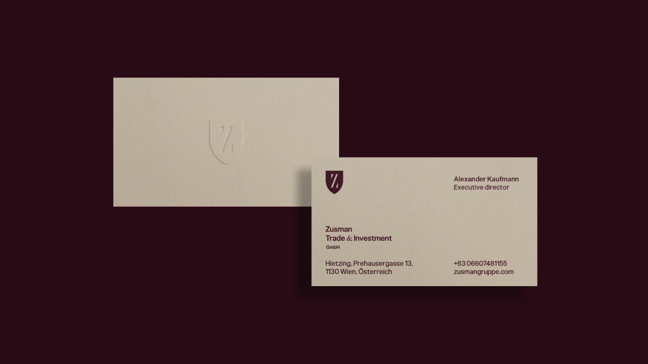 Визуальный образ Zusman Trade & Investment GmbH — Изображение №7 — Брендинг на Dprofile