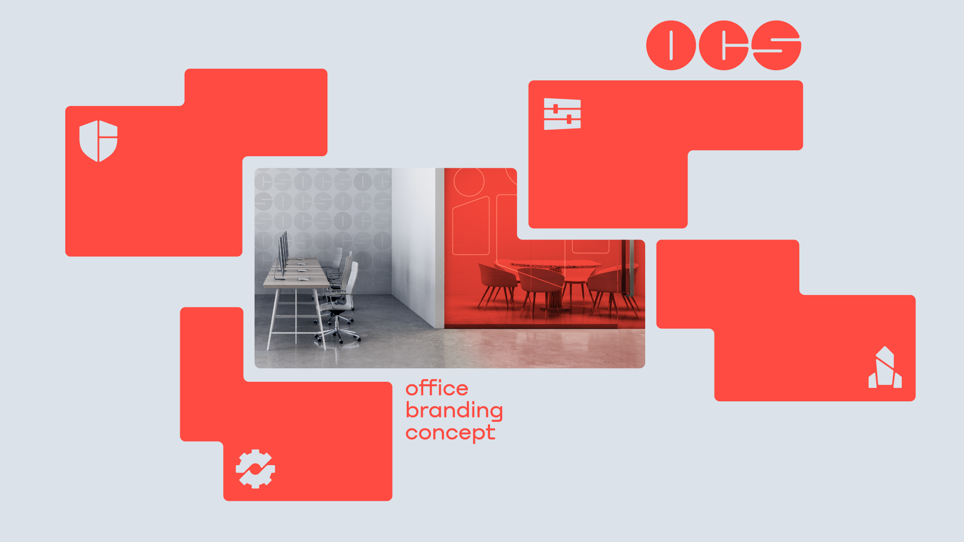 Концепция оформления офиса OCS — Изображение №2 — Брендинг на Dprofile