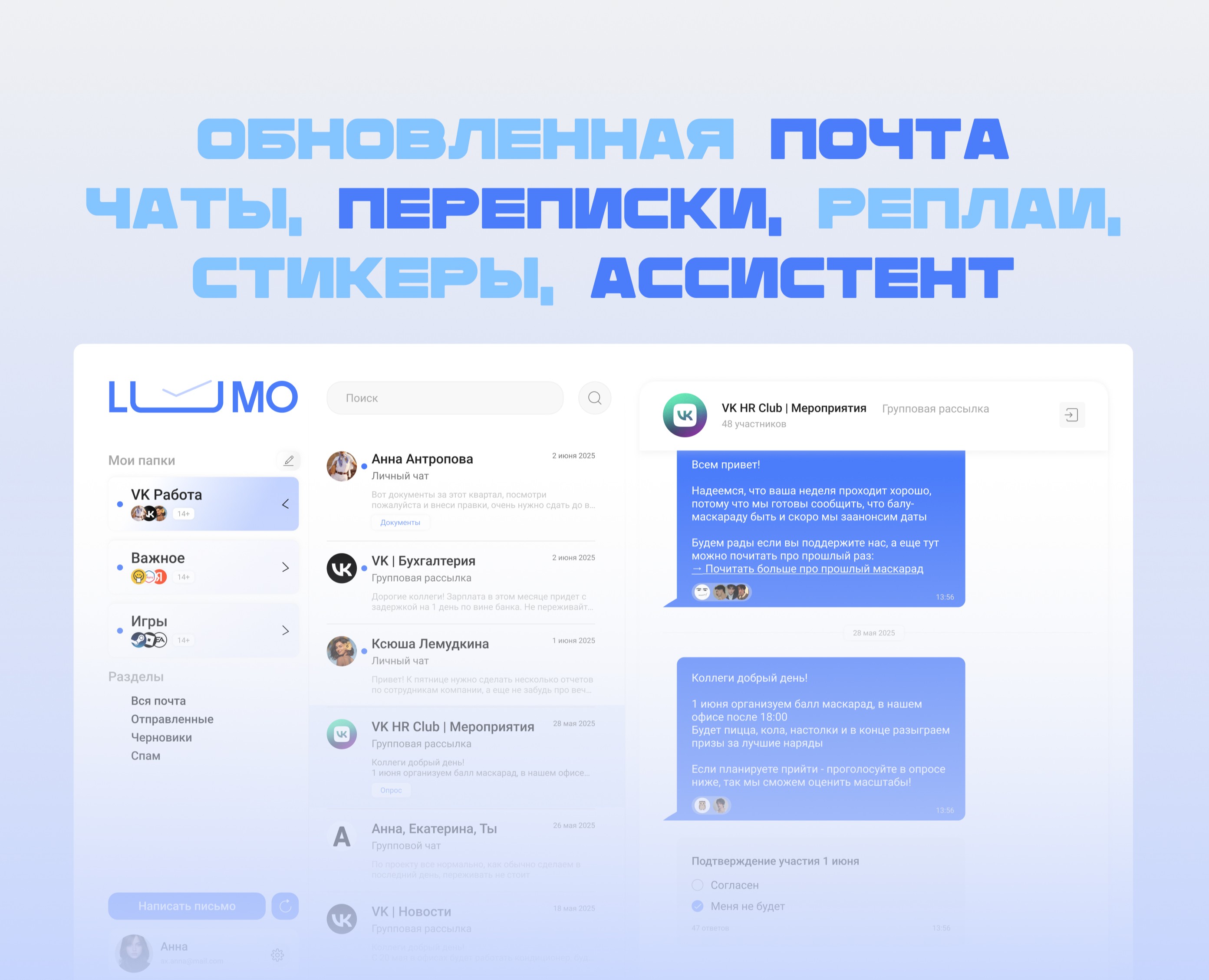 Концепт почты будущего | RDC — Интерфейсы на Dprofile