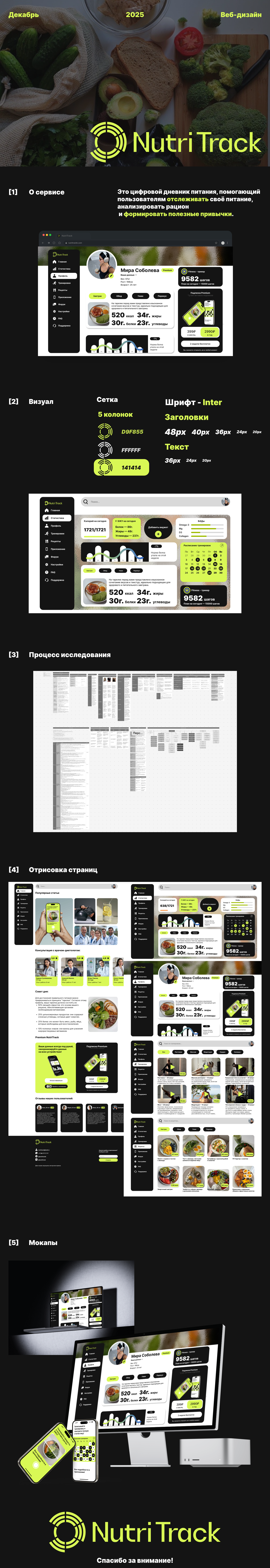 NutriTrack — Изображение №1 — Интерфейсы на Dprofile