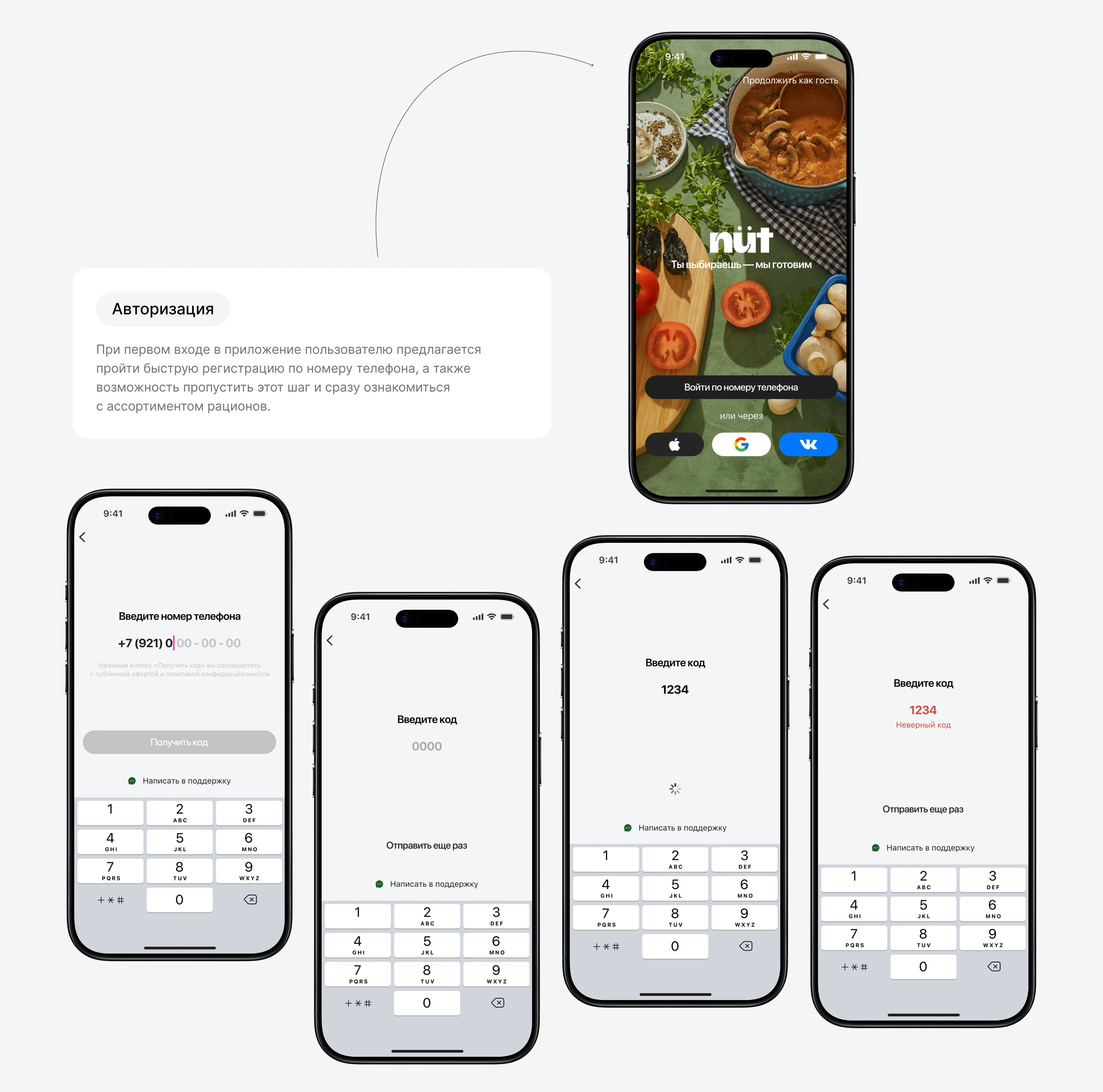 NÜT | iOS Delivery Mobile App — Изображение №18 — Интерфейсы на Dprofile
