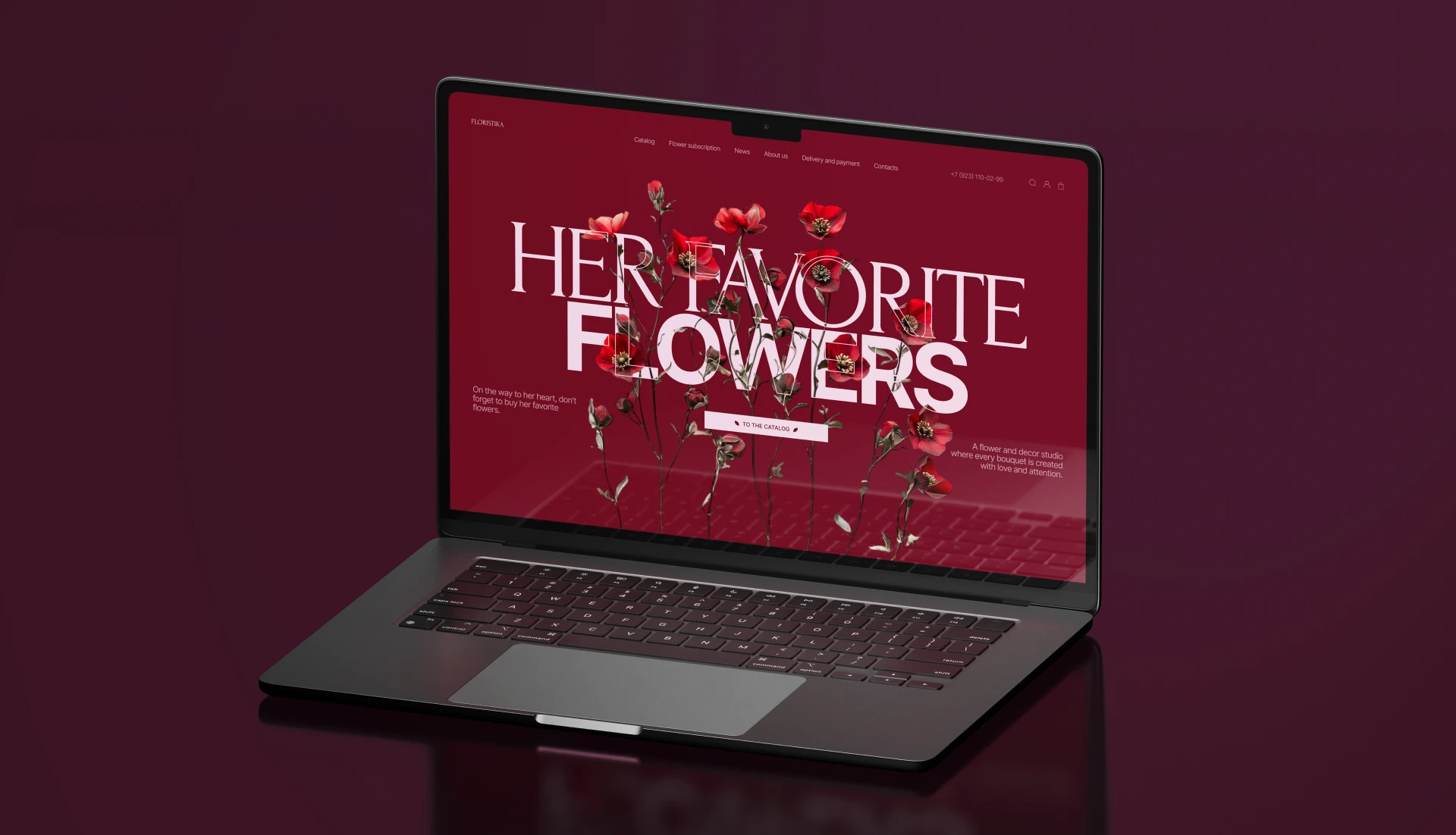 FLORISTIKA flower studio / online store — Изображение №3 — Интерфейсы на Dprofile