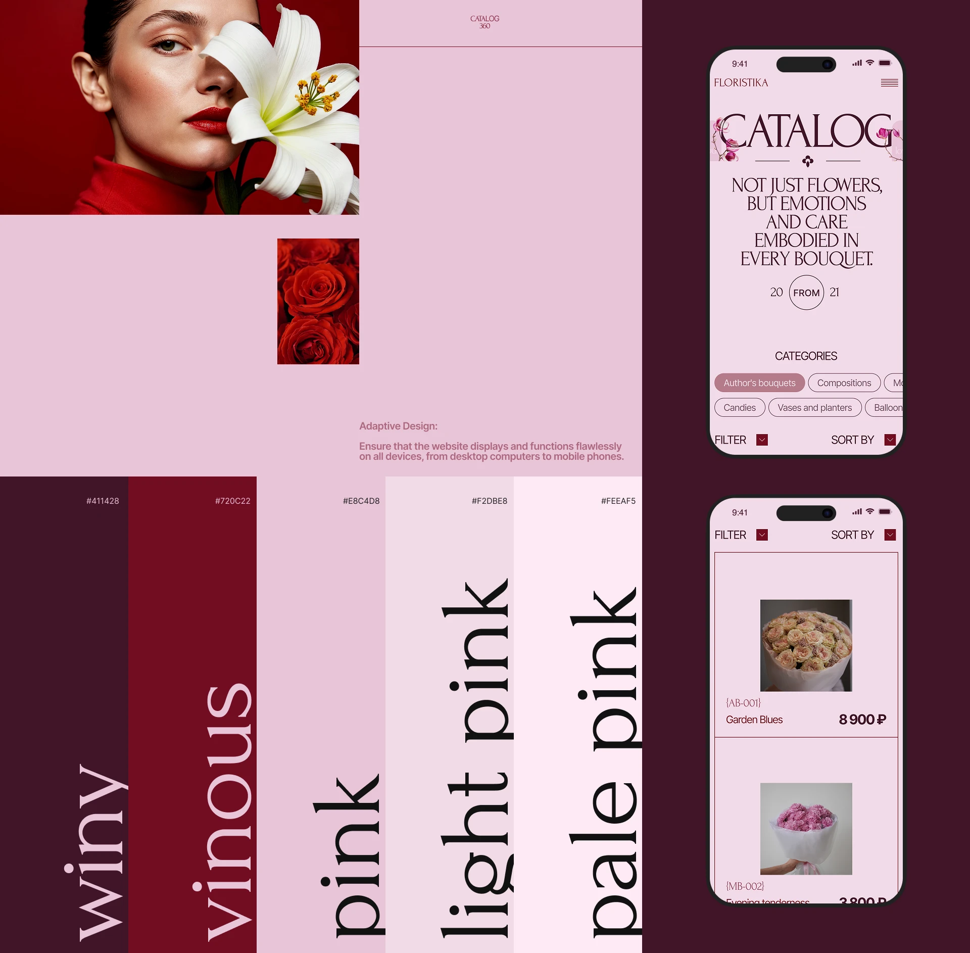 FLORISTIKA flower studio / online store — Изображение №7 — Интерфейсы на Dprofile