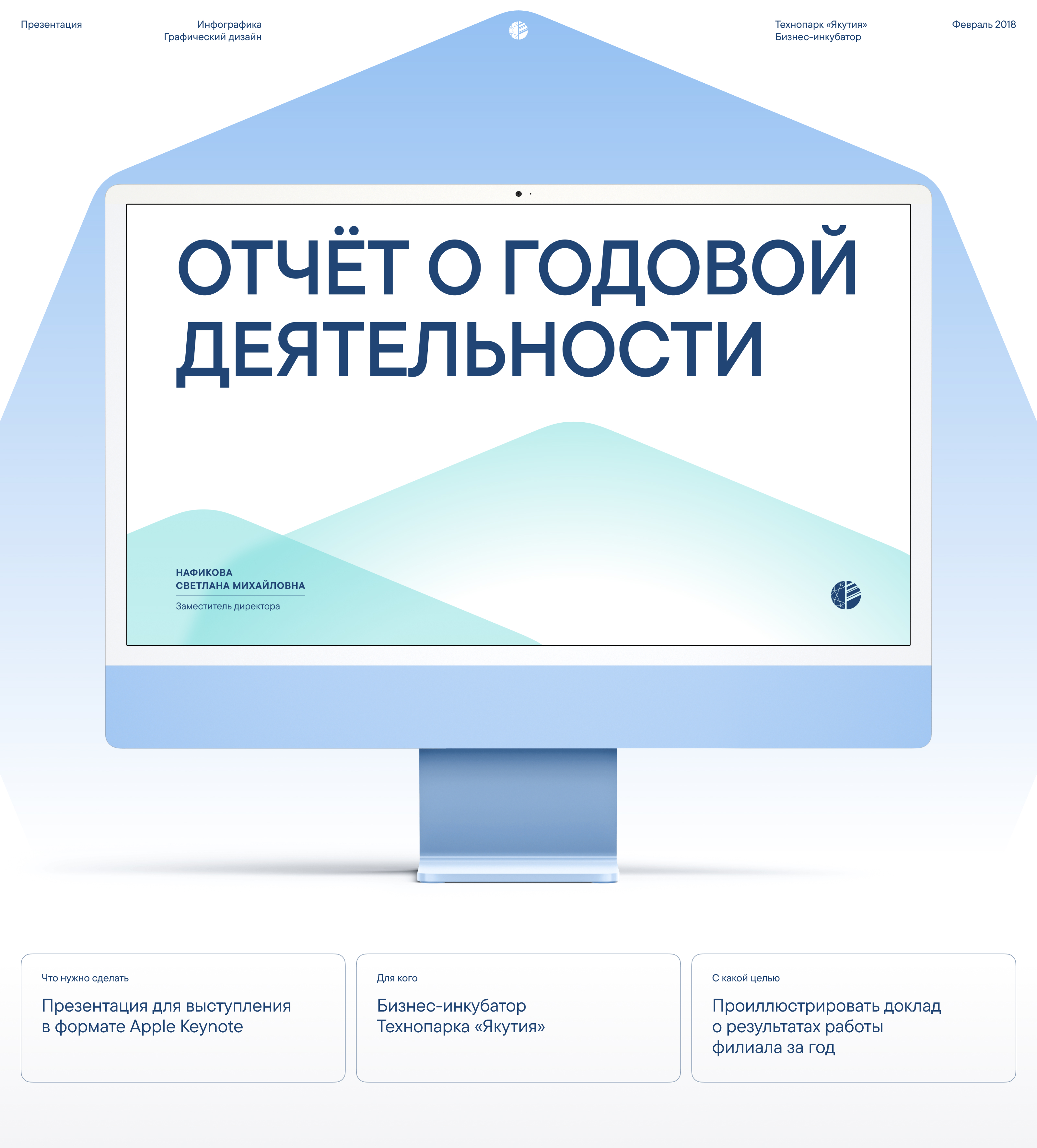 Бизнес-инкубатор — Годовой отчёт — Изображение №1 — Графика, Маркетинг на Dprofile