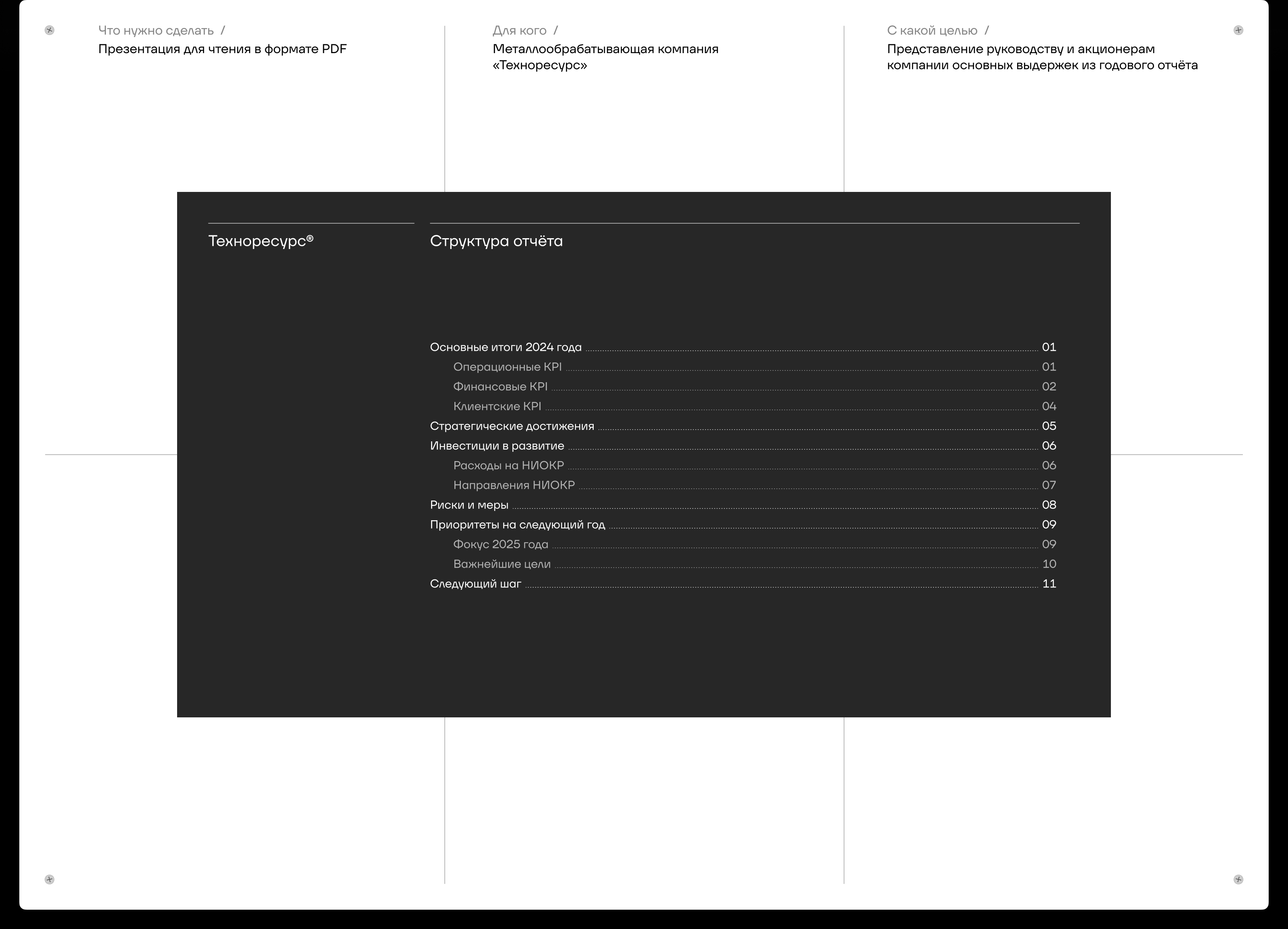 Техноресурс — Годовой отчёт — Изображение №2 — Графика, Маркетинг на Dprofile