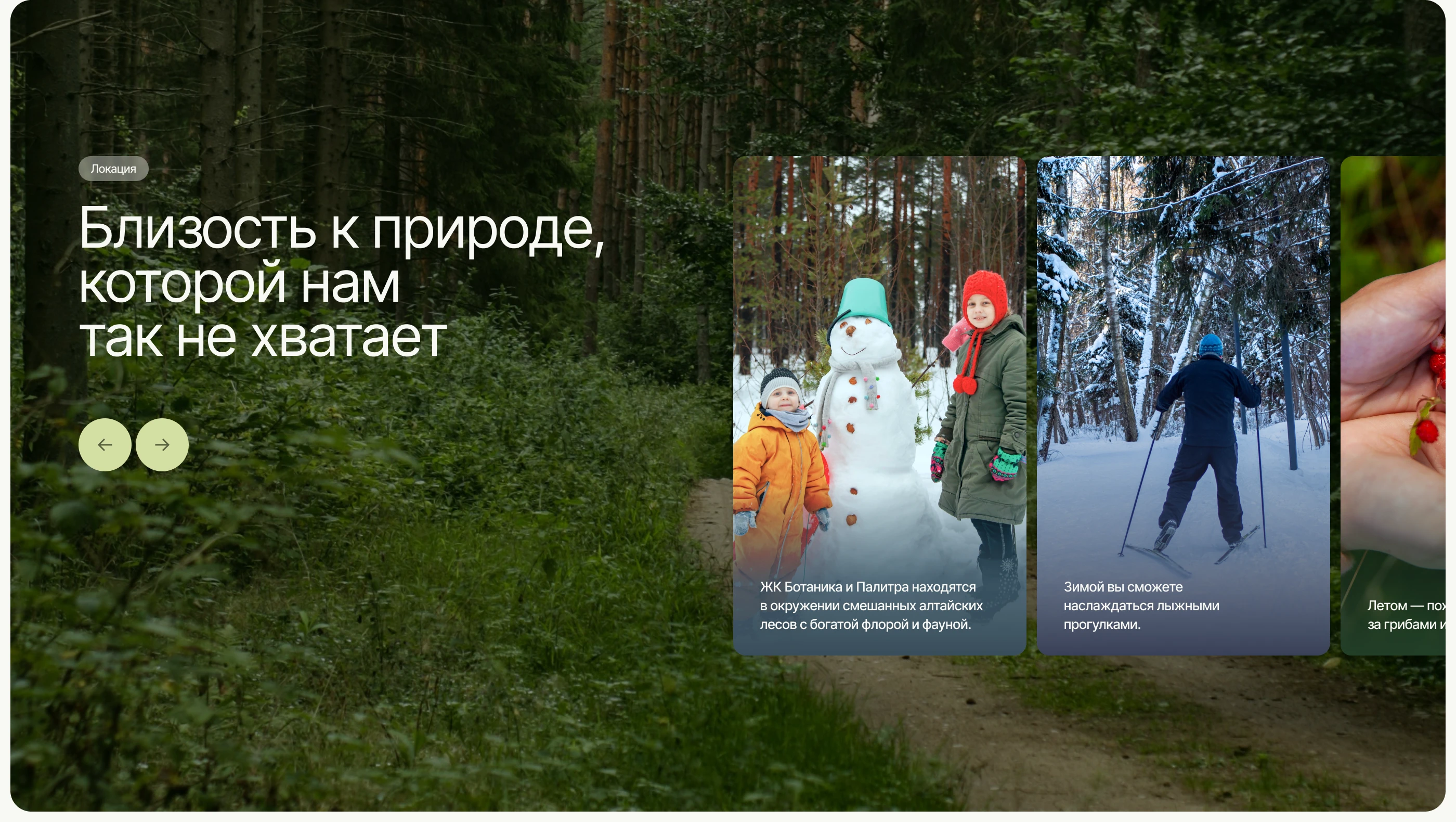 Разработка лендинга для застройщика — Изображение №5 — Интерфейсы на Dprofile