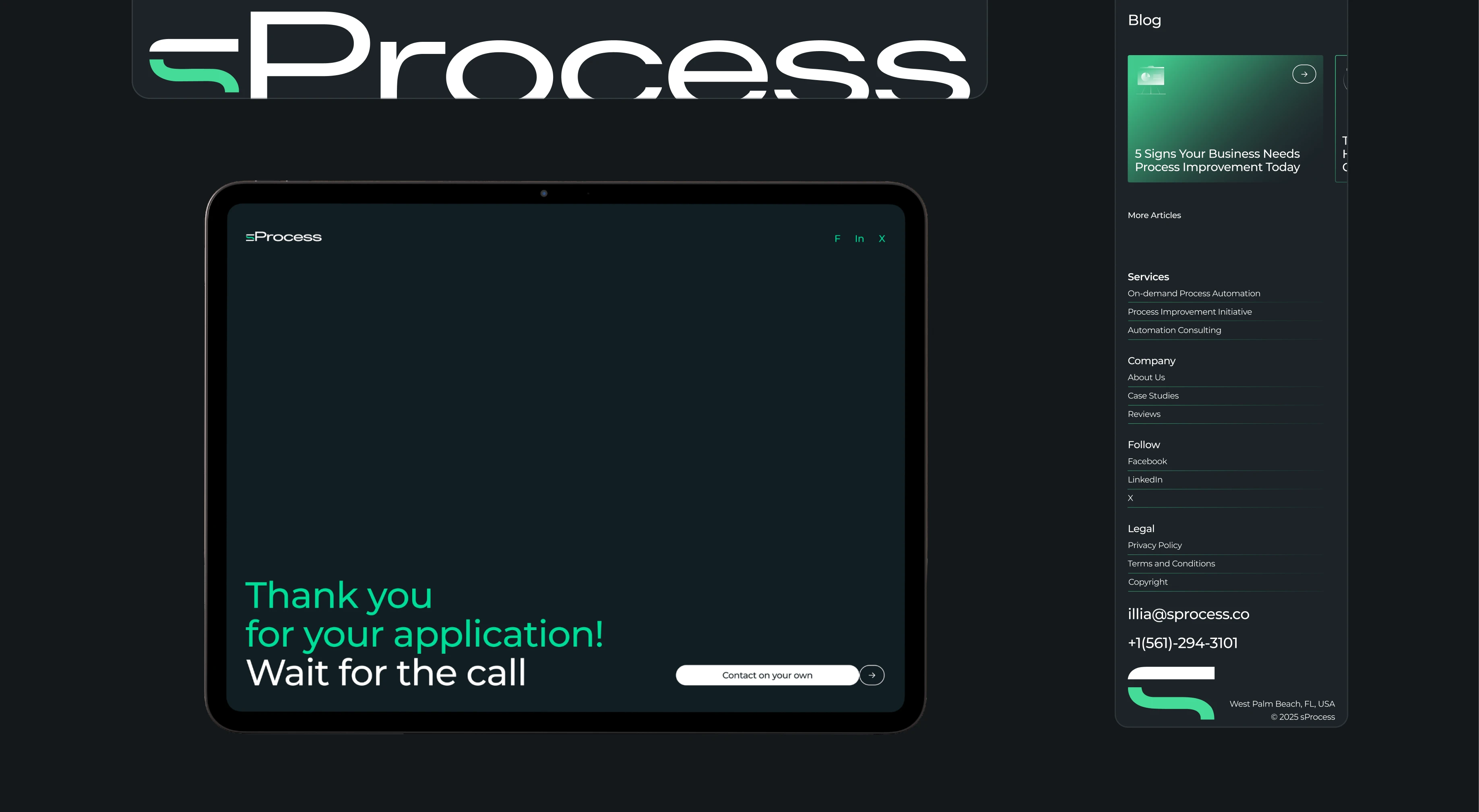 sProcess — Айдентика и корпоративный сайт для tech-компании — Изображение №11 — Интерфейсы, Брендинг на Dprofile