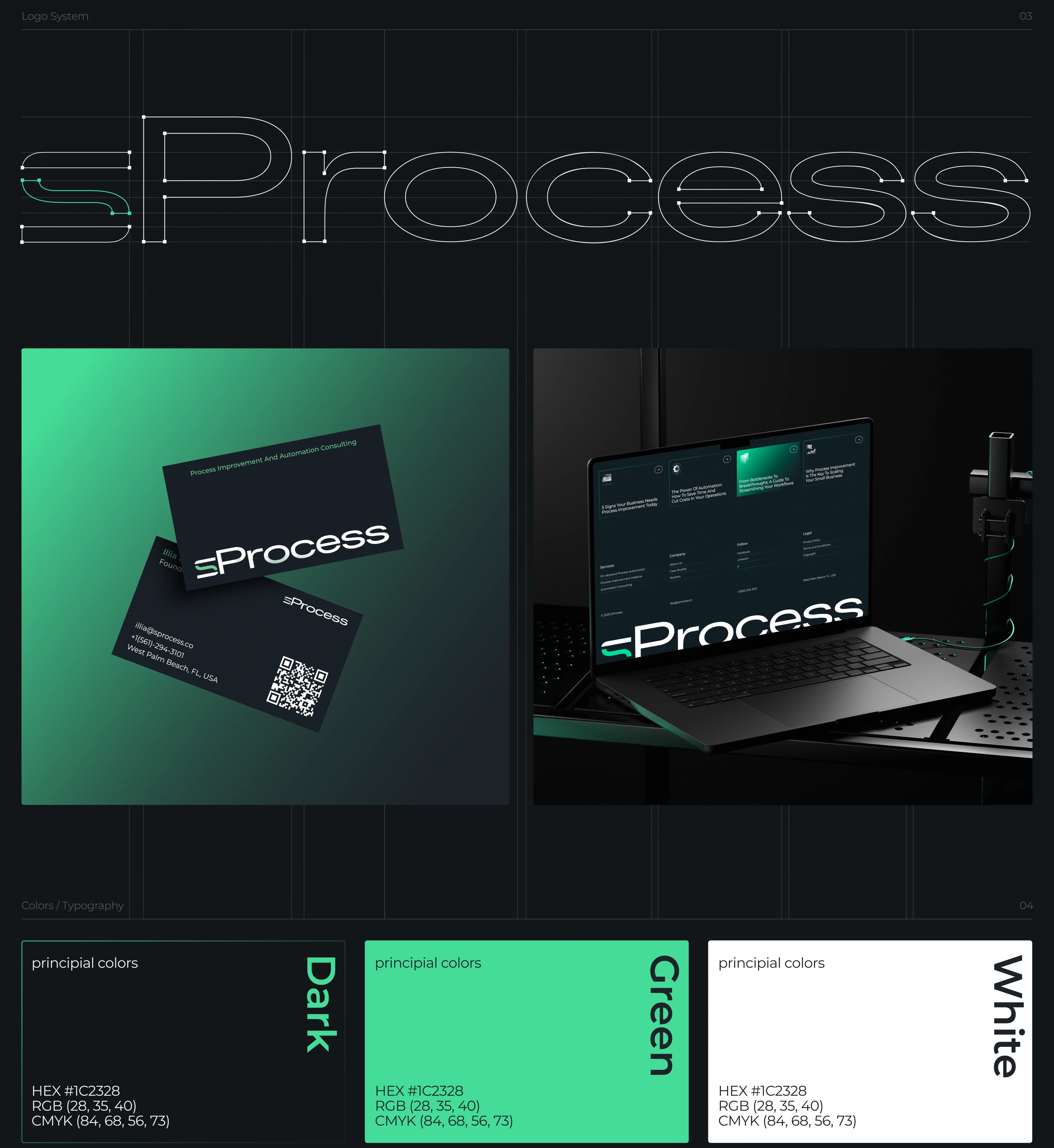 sProcess — Айдентика и корпоративный сайт для tech-компании — Изображение №5 — Интерфейсы, Брендинг на Dprofile