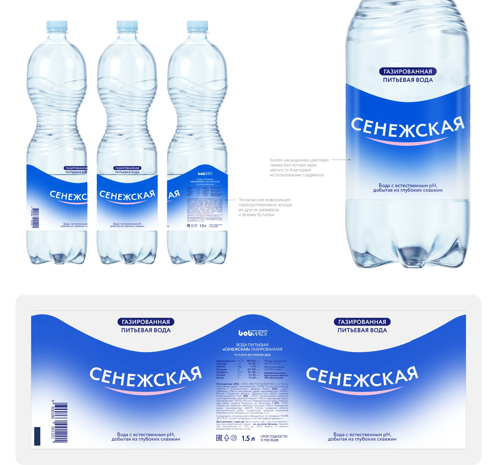 Сенежская | ребрендинг питьевой воды — Изображение №8 — Брендинг, Промдизайн на Dprofile