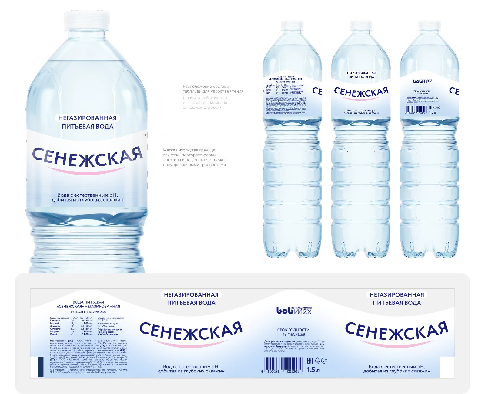 Сенежская | ребрендинг питьевой воды — Изображение №7 — Брендинг, Промдизайн на Dprofile