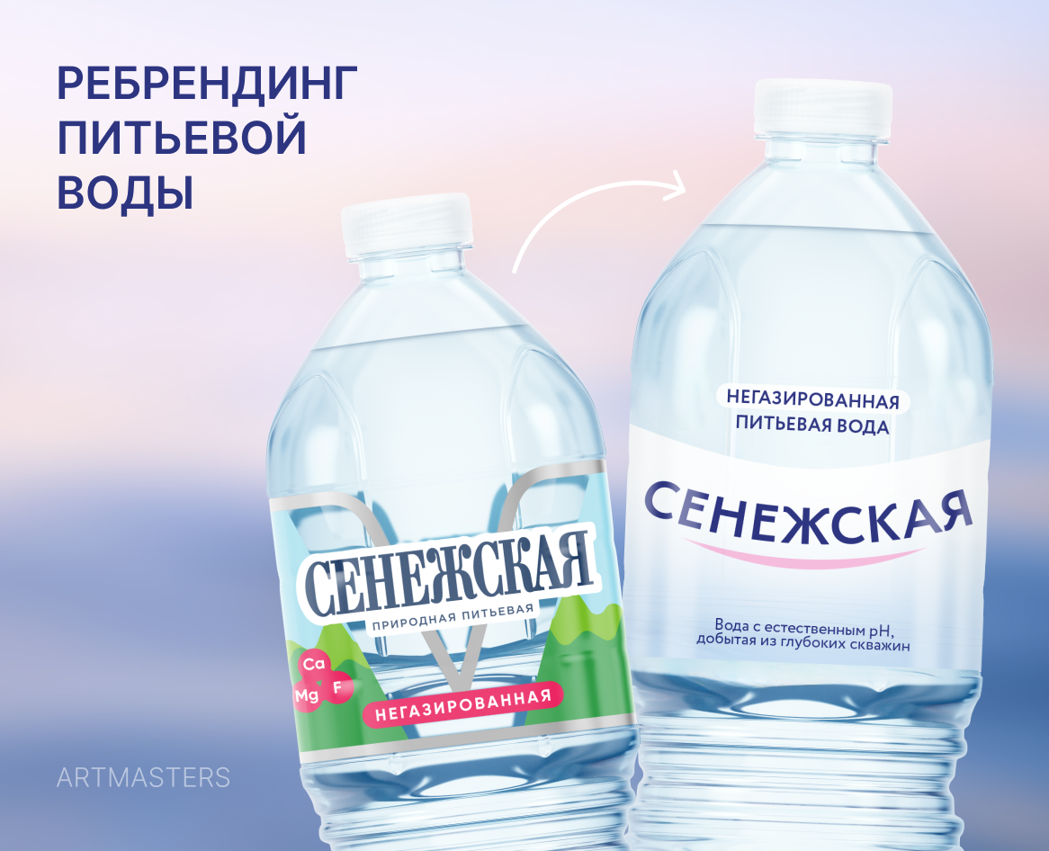 Сенежская | ребрендинг питьевой воды на Dprofile