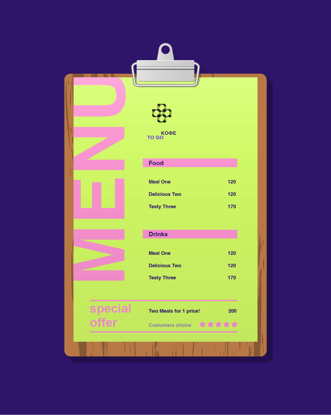 Логотип для кафе с быстрым обслуживанием “Кофе to go” — Изображение №8 — Брендинг на Dprofile