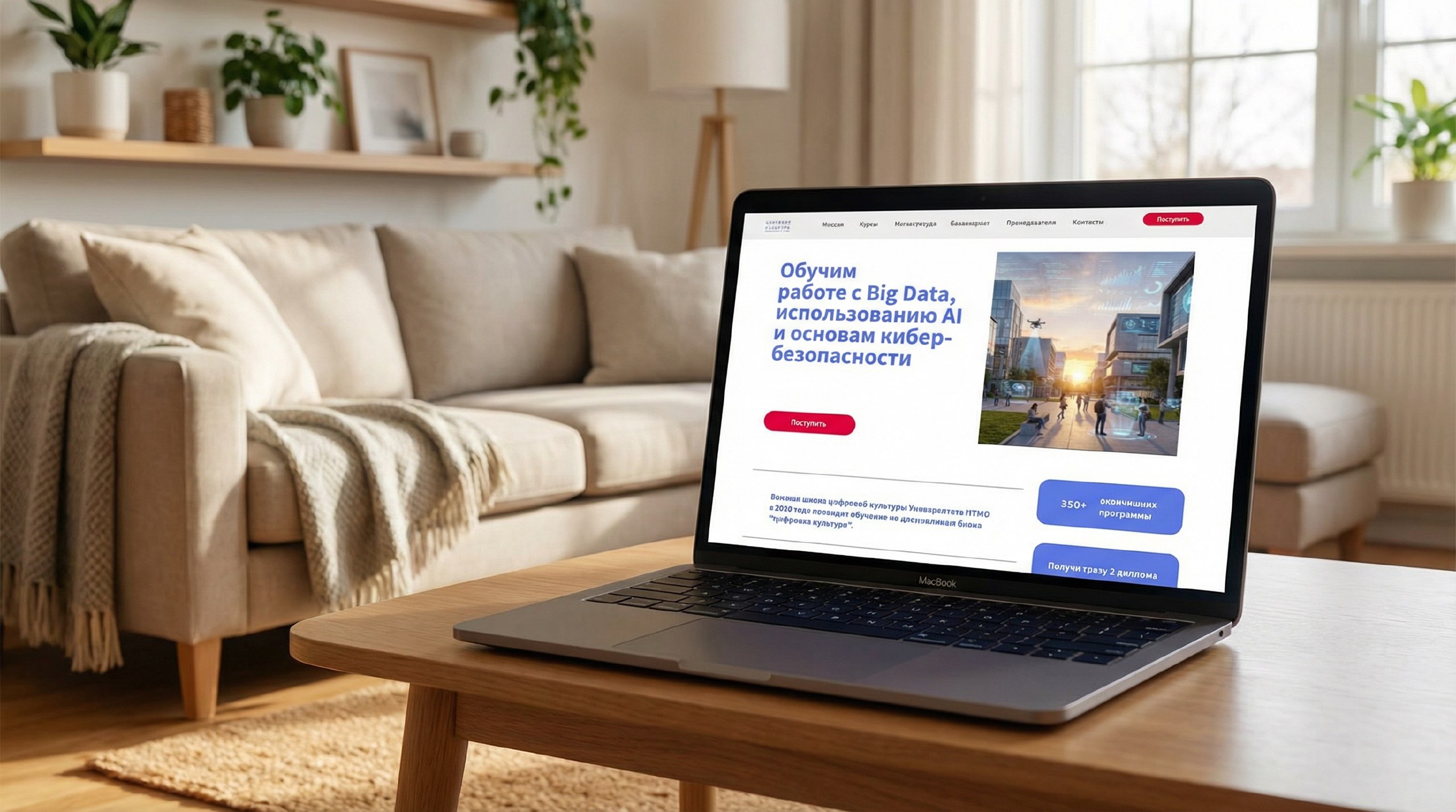 Промо сайт Высшей школы цифровой культуры ИМТО — Изображение №6 — Интерфейсы на Dprofile
