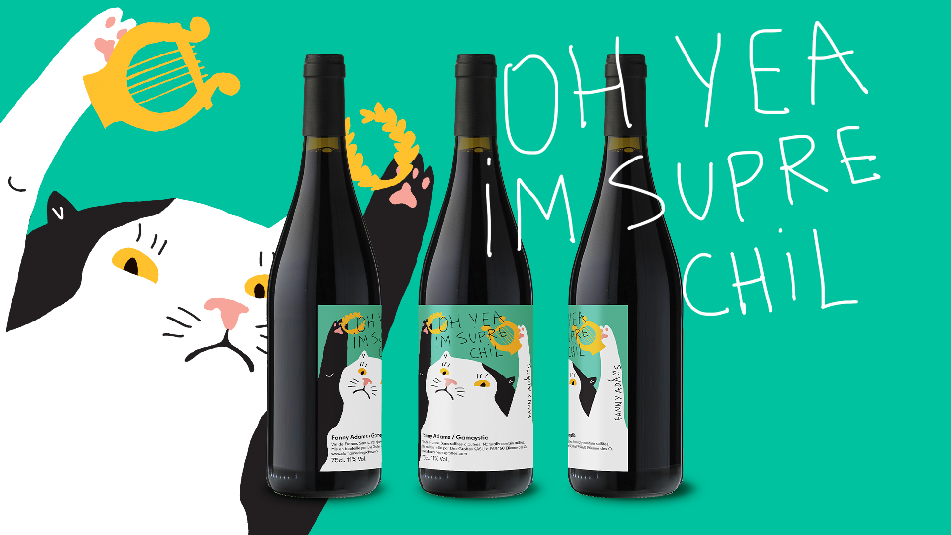 Дизайн этикеток линейки натуральных вин Fanny Adams — Изображение №4 — Брендинг, Иллюстрация на Dprofile