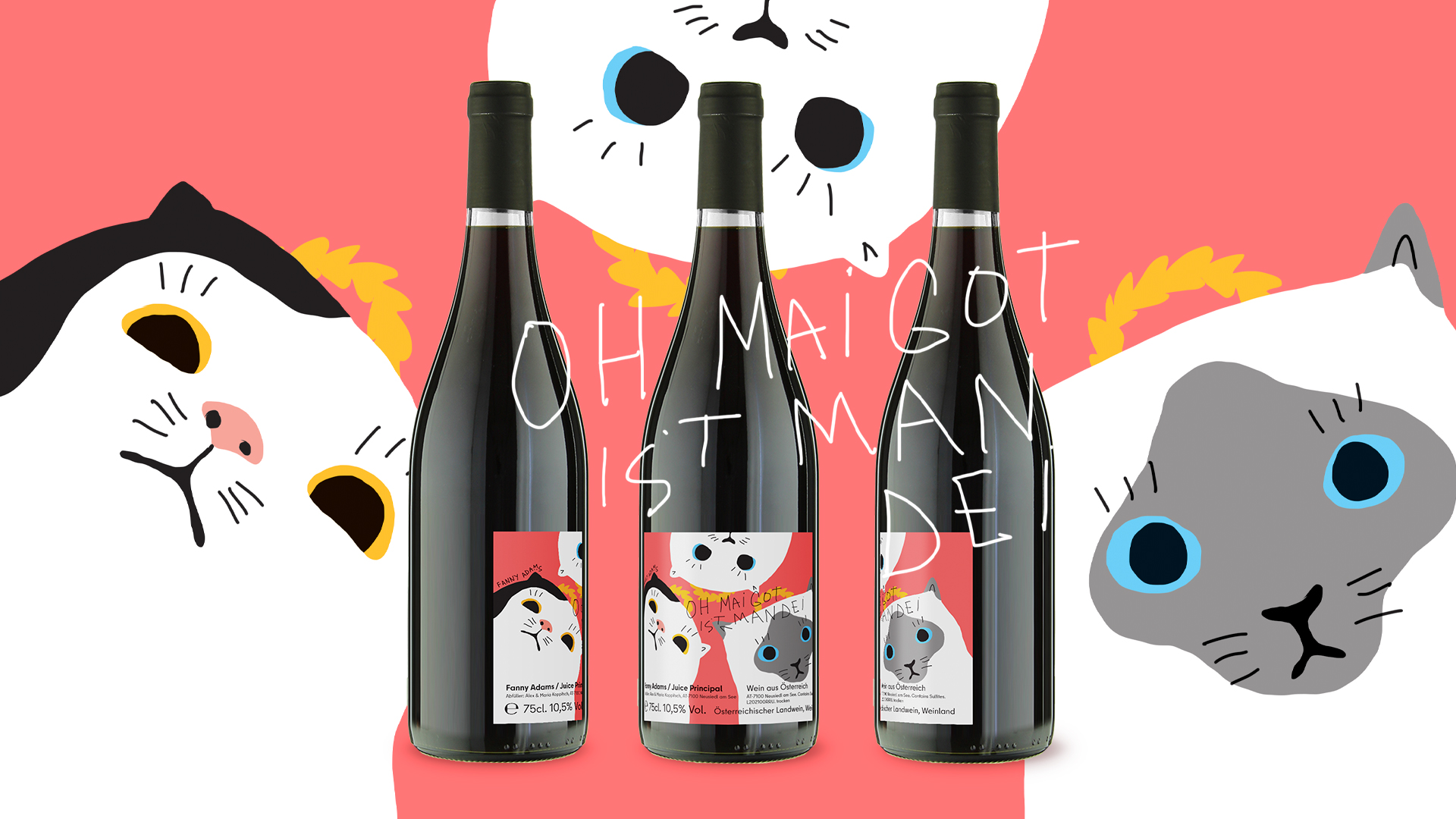 Дизайн этикеток линейки натуральных вин Fanny Adams — Изображение №5 — Брендинг, Иллюстрация на Dprofile