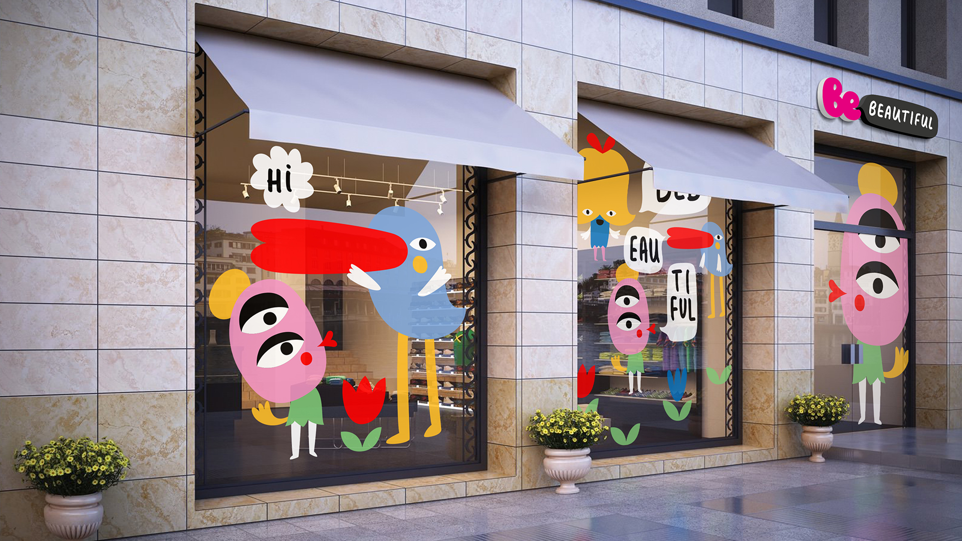 Фирменный стиль магазина косметики Be beautiful — Изображение №10 — Брендинг, Графика на Dprofile