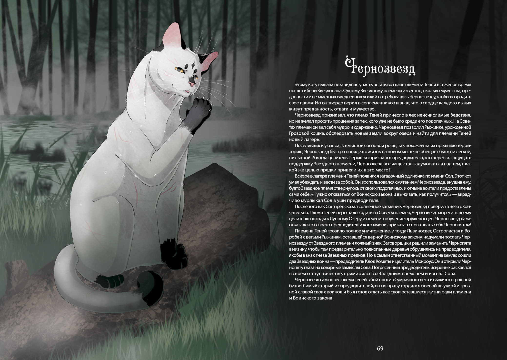 Книга-путеводитель "Коты-воители: Память племен" — Изображение №43 — Иллюстрация на Dprofile
