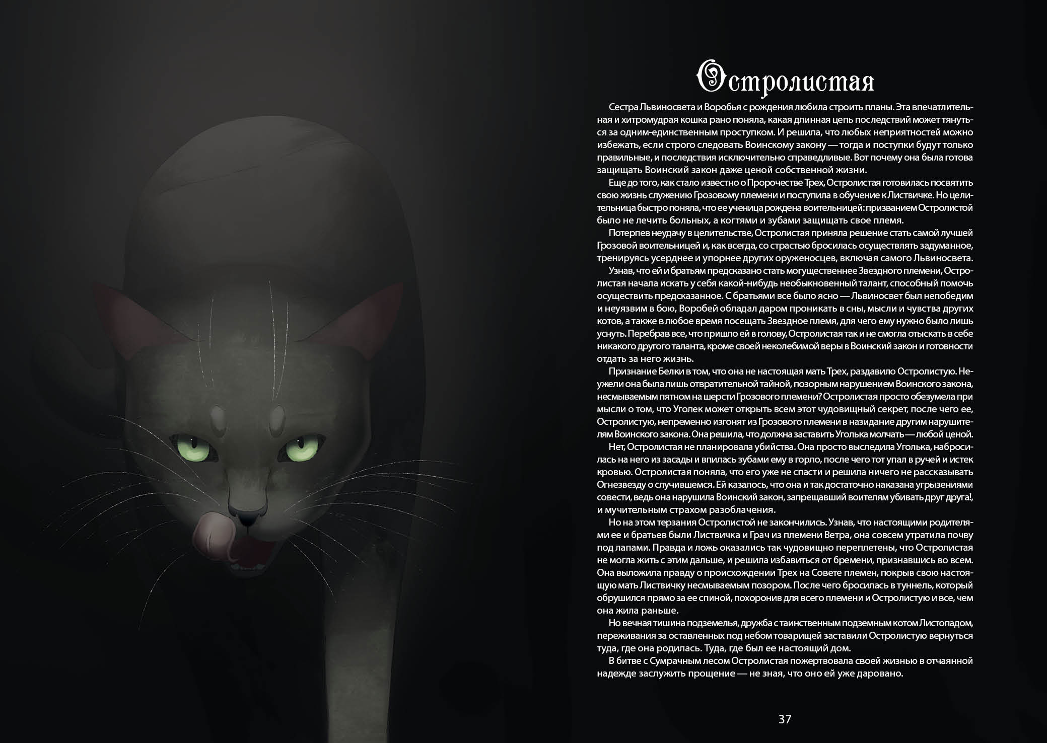 Книга-путеводитель "Коты-воители: Память племен" — Изображение №27 — Иллюстрация на Dprofile