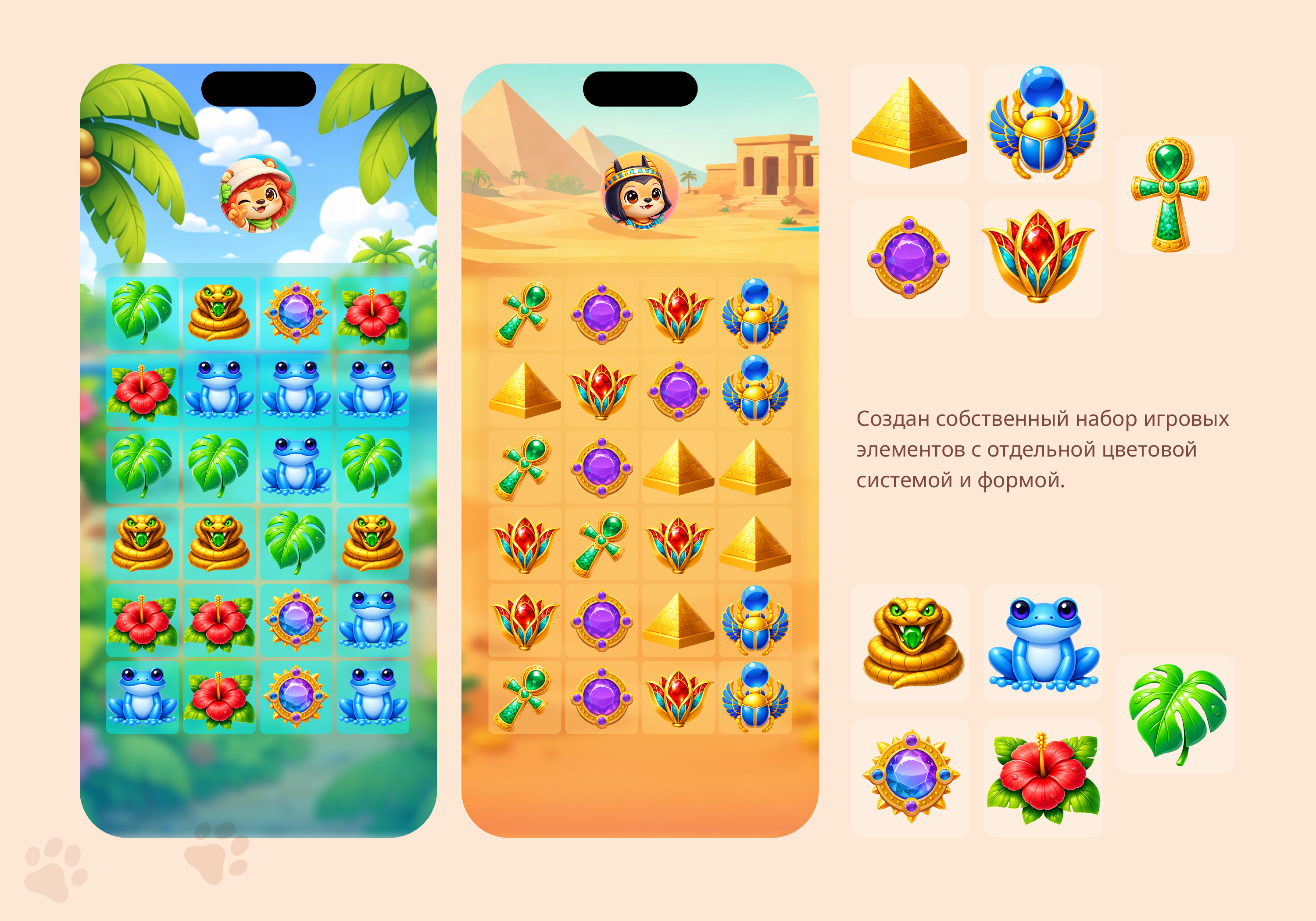 Adventure Match —  mobile match-3 — Изображение №7 — Интерфейсы, Иллюстрация на Dprofile