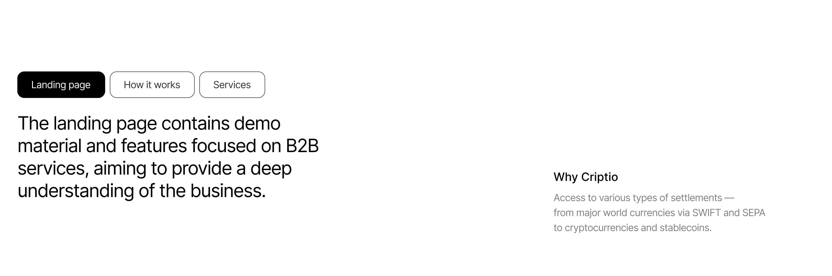 Criptio — Веб-сервис для платежей в крипте — Изображение №7 — Интерфейсы на Dprofile