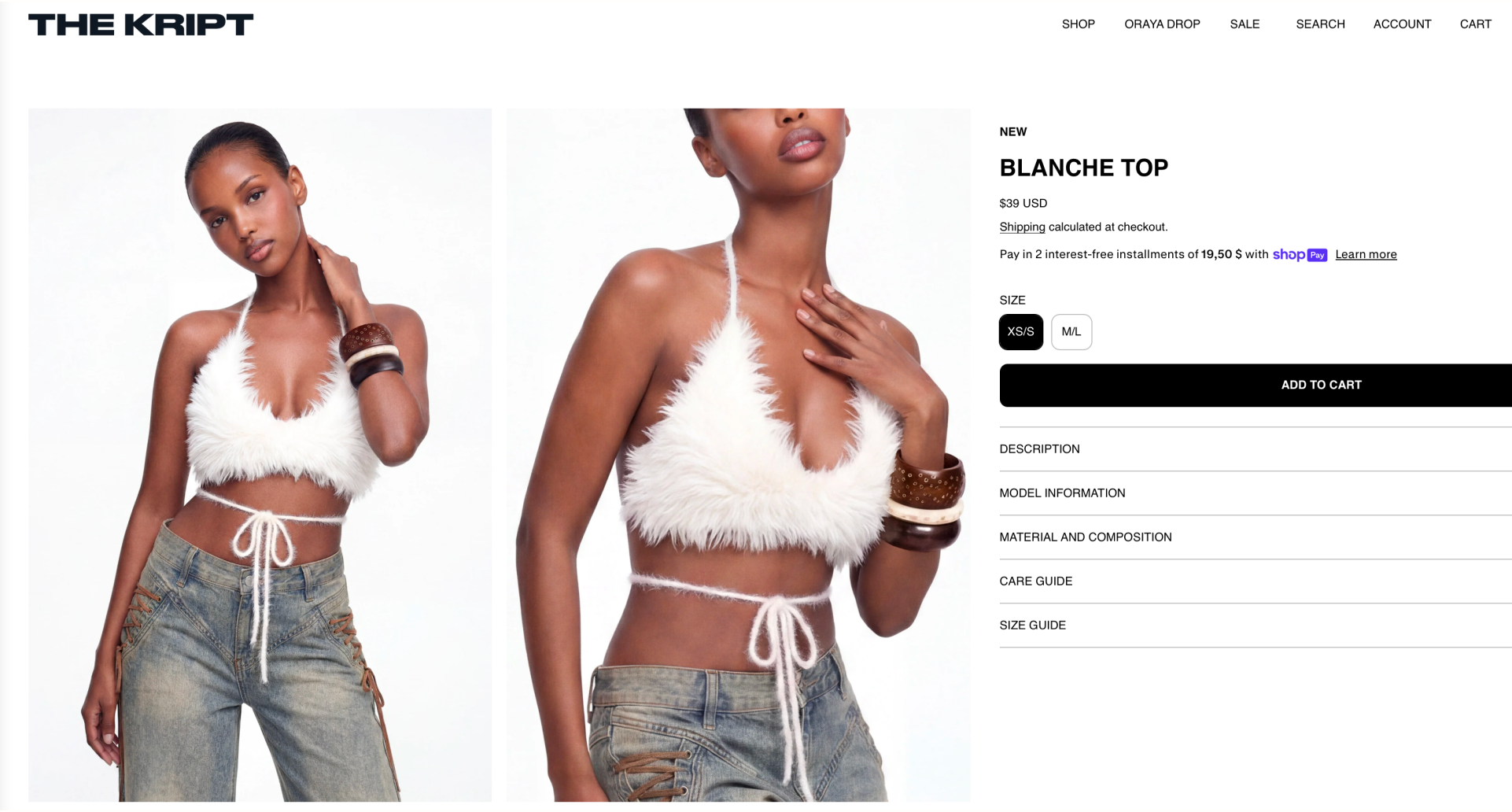 Ai E-commerce for fashion brand / The Kript — Изображение №11 — Нейро на Dprofile