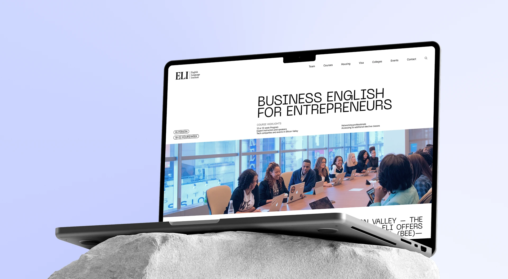 English Language Institute | website redesign — Изображение №7 — Интерфейсы на Dprofile