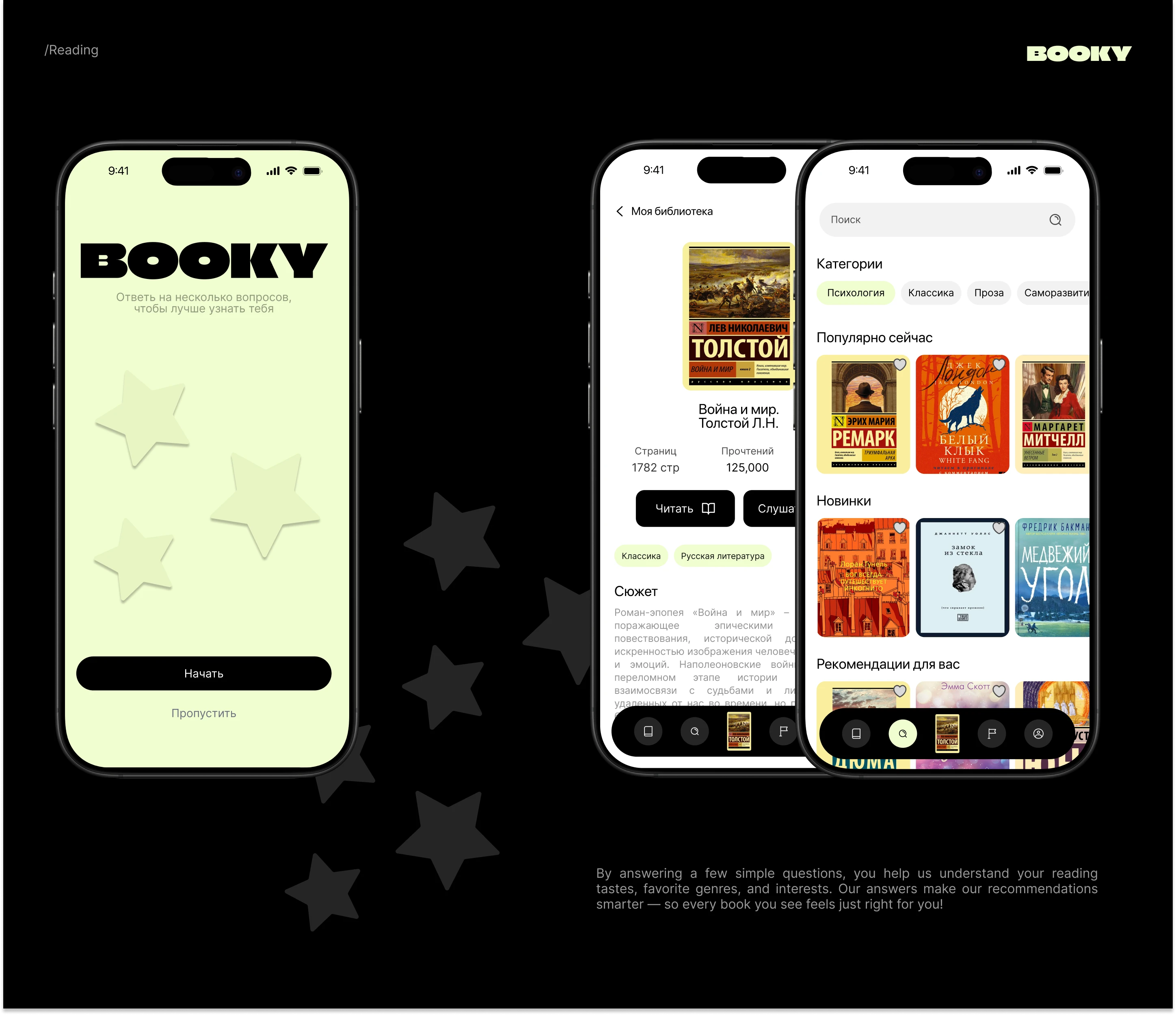 Mobile Reading app/ BOOKY — Изображение №10 — Интерфейсы на Dprofile