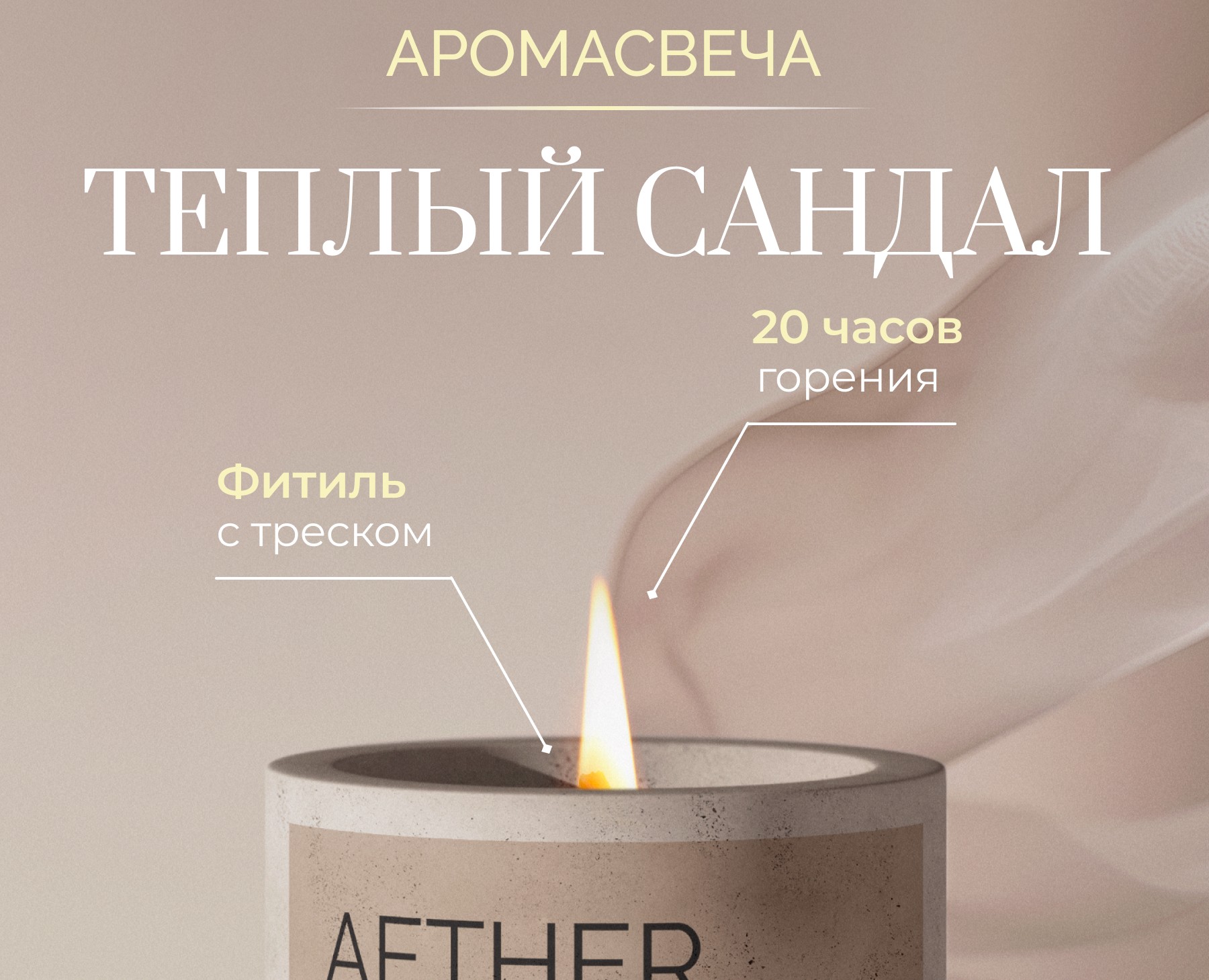 Инфографика для аромасвечи — Графика на Dprofile