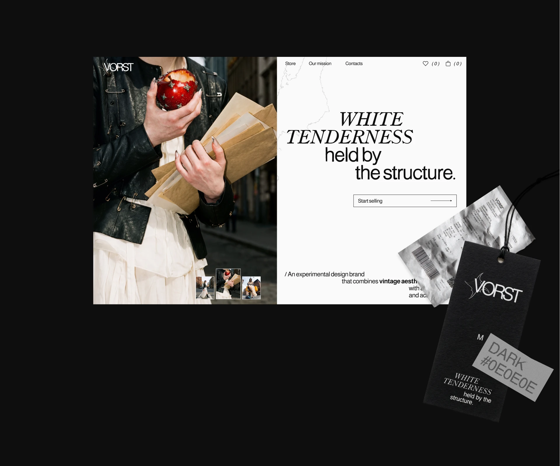 VORST / Fashion Brand Identity — Изображение №7 — Интерфейсы, Брендинг на Dprofile