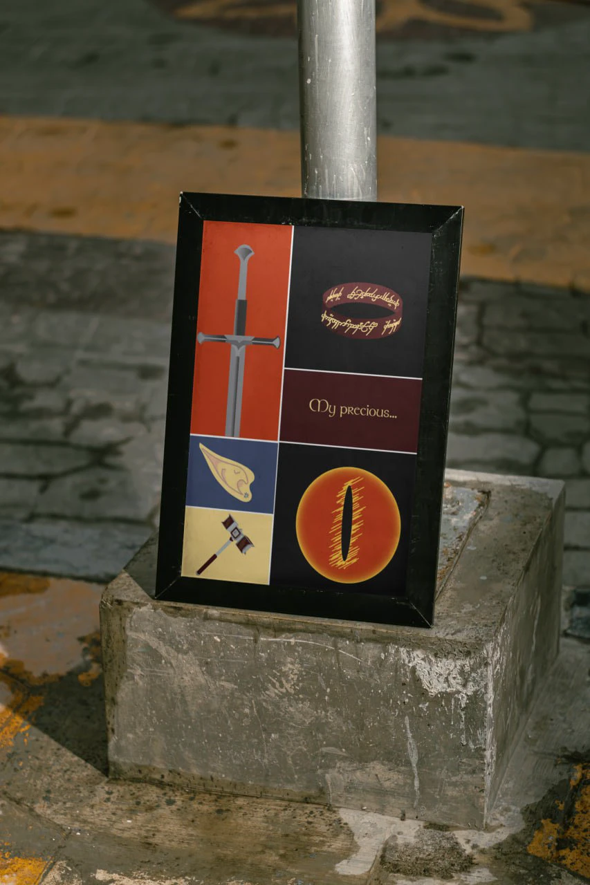 Плакат по фильму «Властелин колец» — Изображение №2 — Иллюстрация, Графика на Dprofile