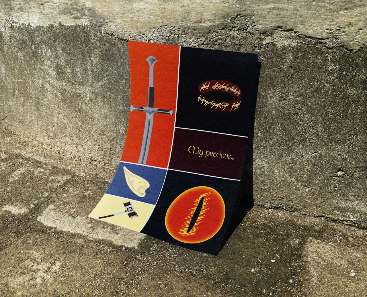 Плакат по фильму «Властелин колец» на Dprofile