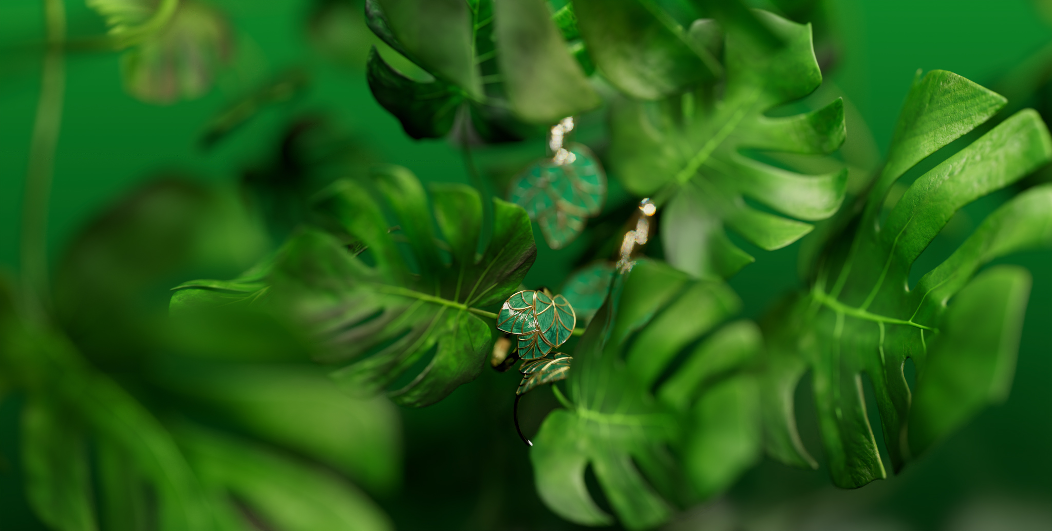 Leaves jewelry: jewelry visual content — Изображение №1 — 3D, Анимация на Dprofile