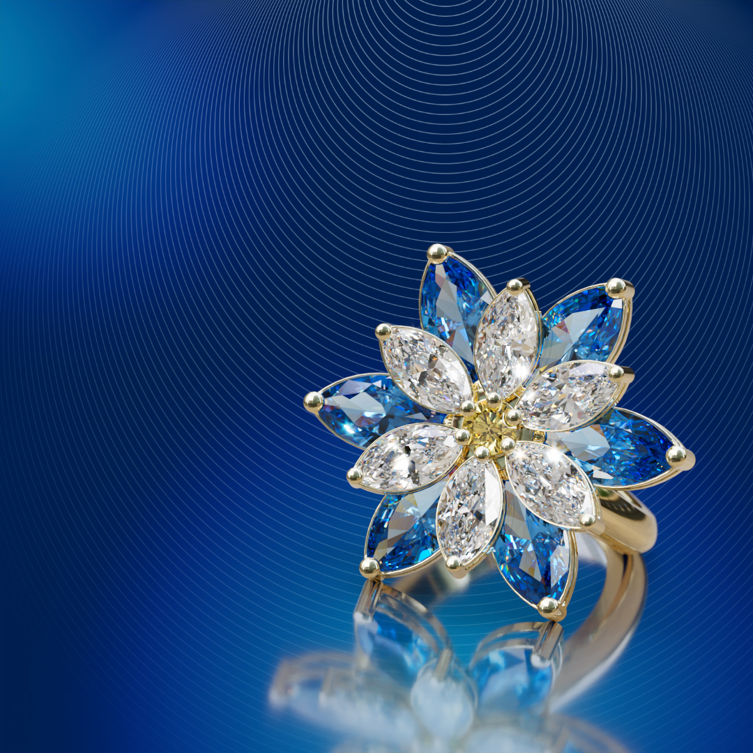 Flower ring: product visualization — Изображение №4 — 3D, Анимация на Dprofile