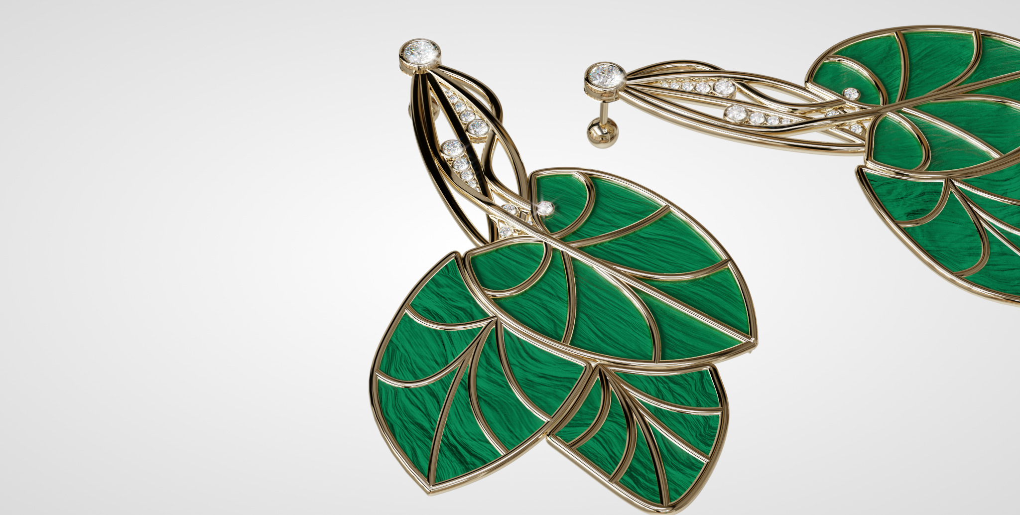 Leaves jewelry: jewelry visual content — Изображение №5 — 3D, Анимация на Dprofile