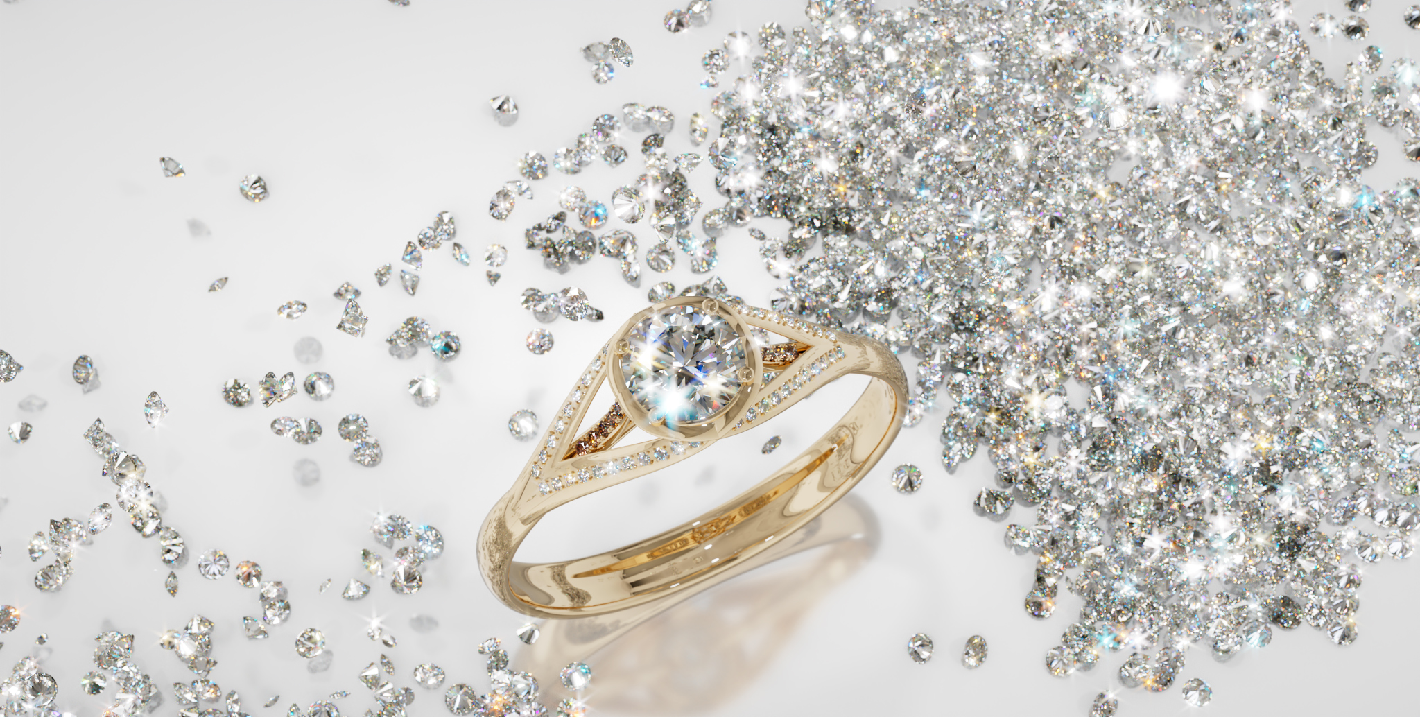 Обручальное кольцо, 3d визуализация — Изображение №2 — 3D, Анимация на Dprofile