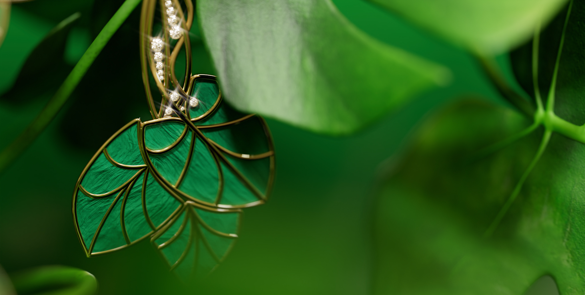 Leaves jewelry: jewelry visual content — Изображение №3 — 3D, Анимация на Dprofile